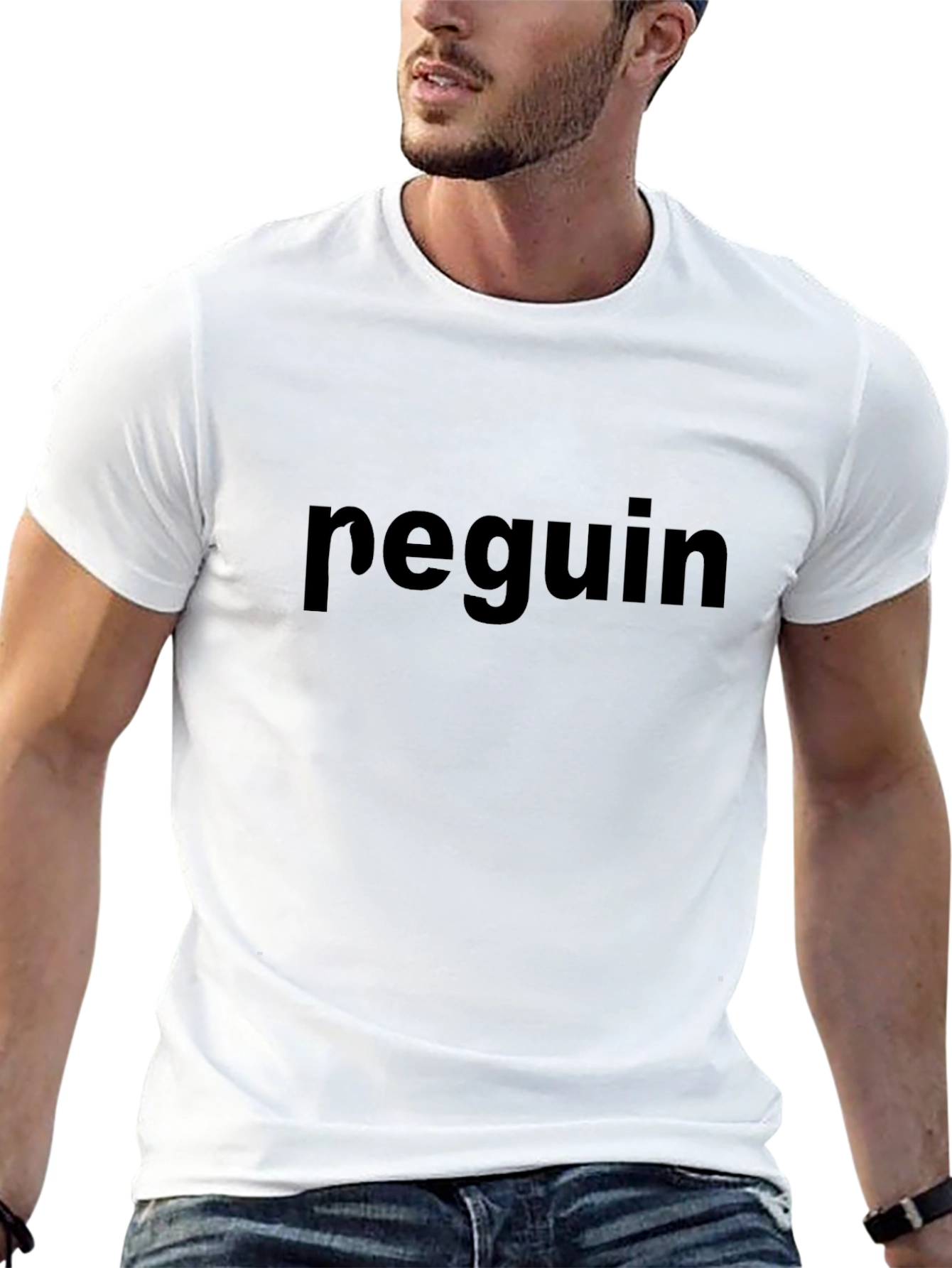 Peguin Graphic Black T-Shirt