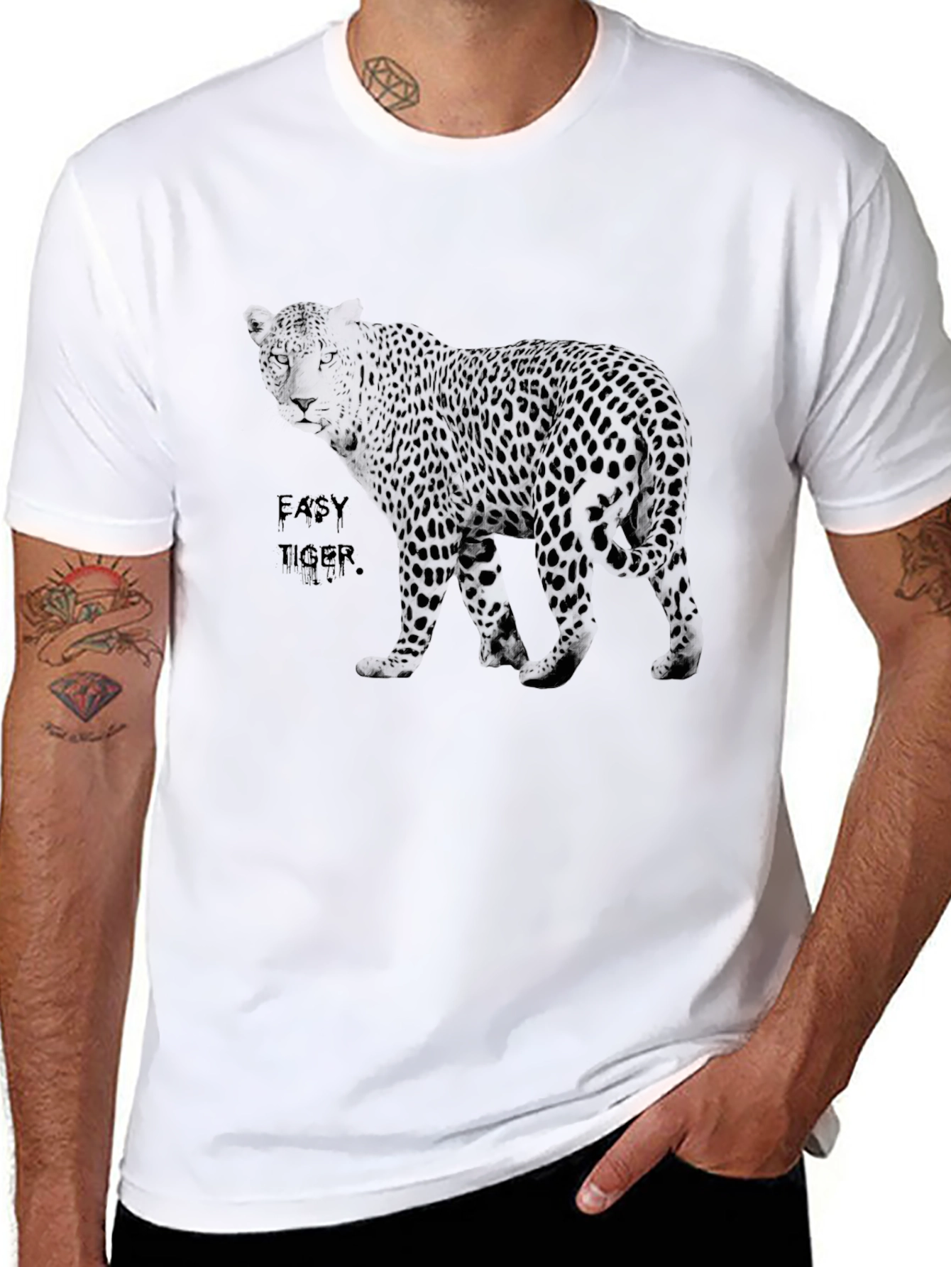 Easy Tiger Black Graphic Tee