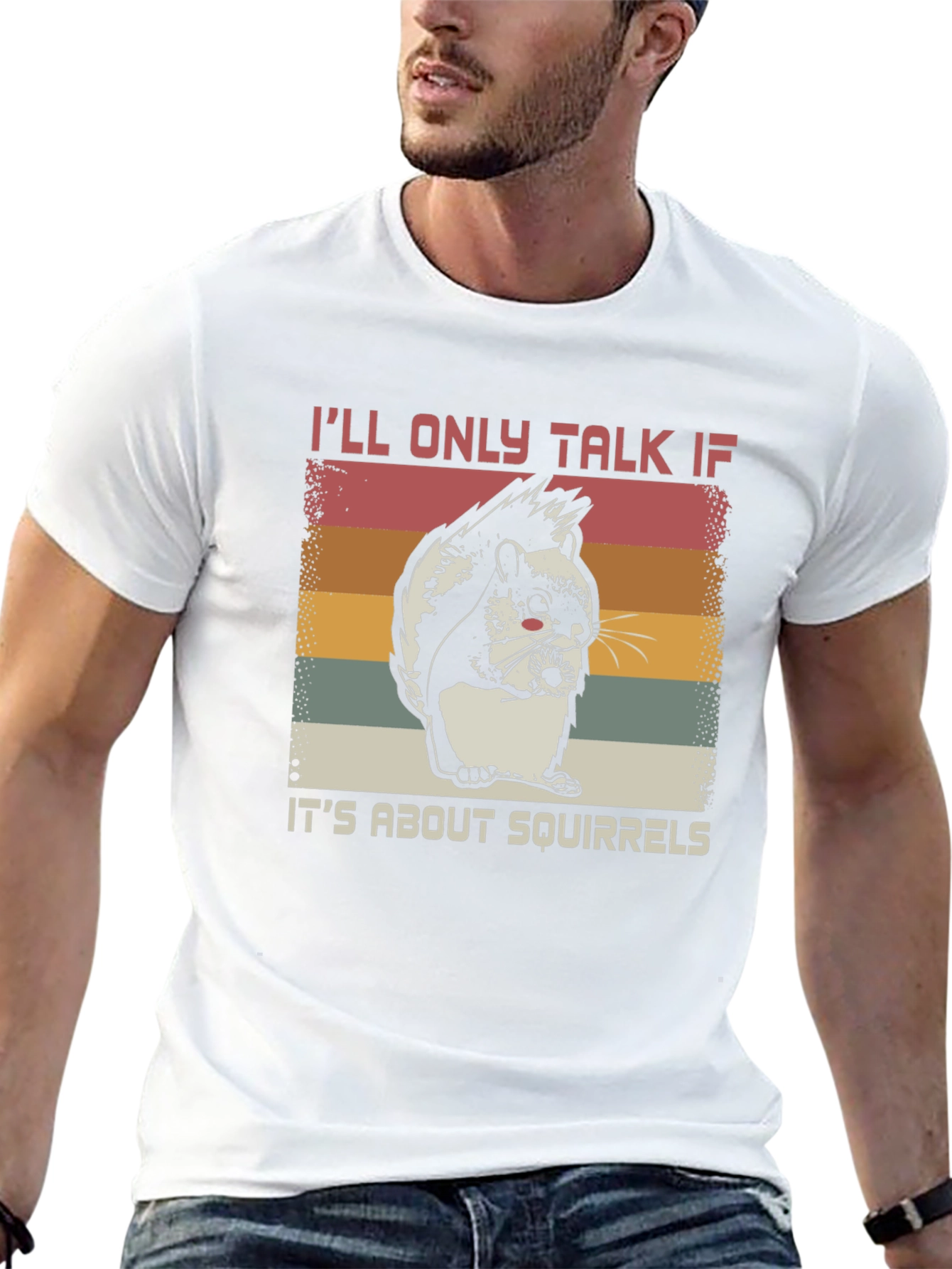 Squirrel Lover T-Shirt - Ill Only Talk About Squirrels