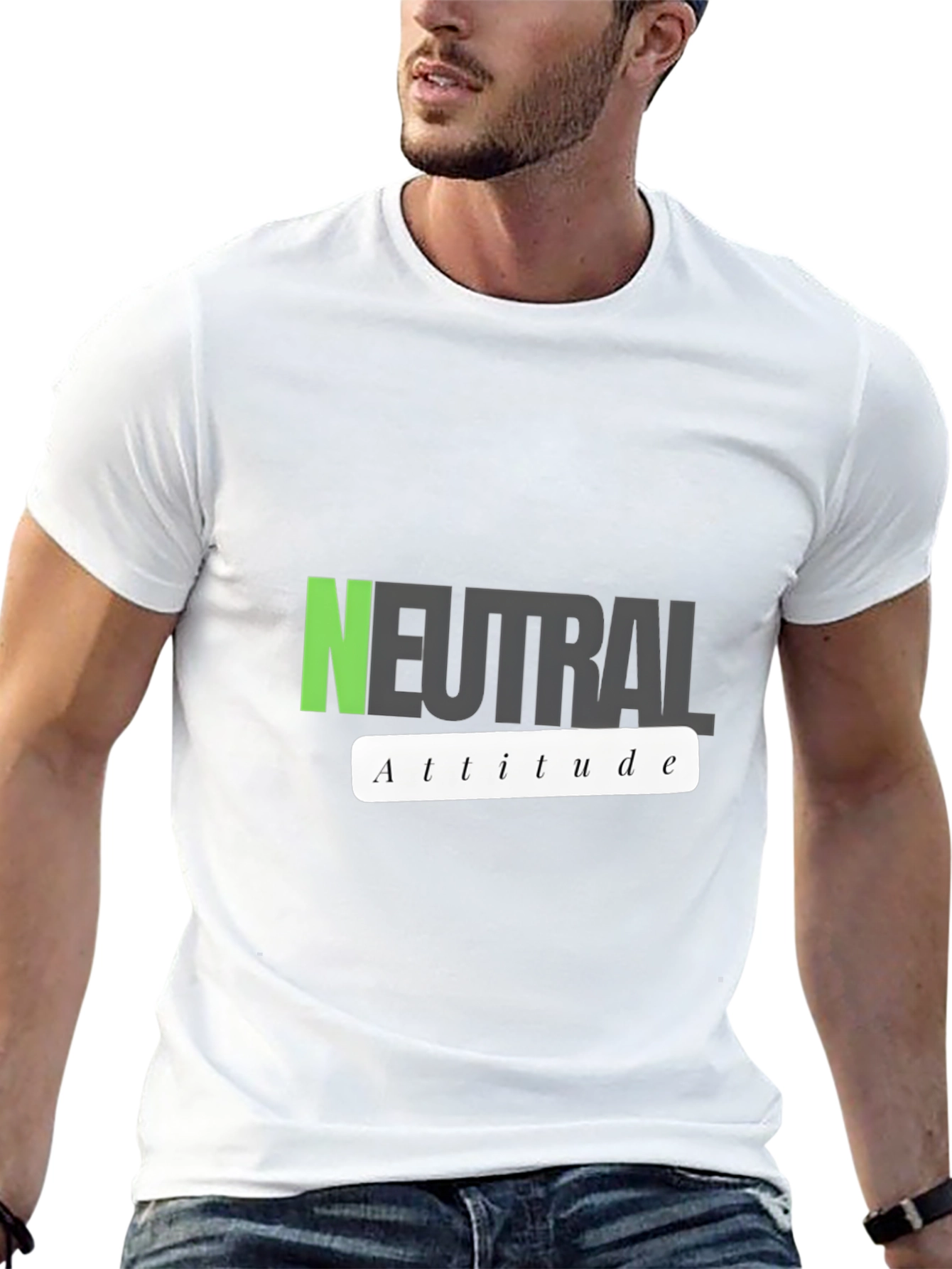 Neutral Attitude Graphic T-Shirt