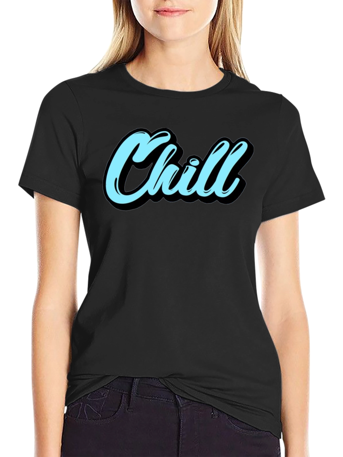 Chill Graphic Tee - Relaxed Style Soft Cotton