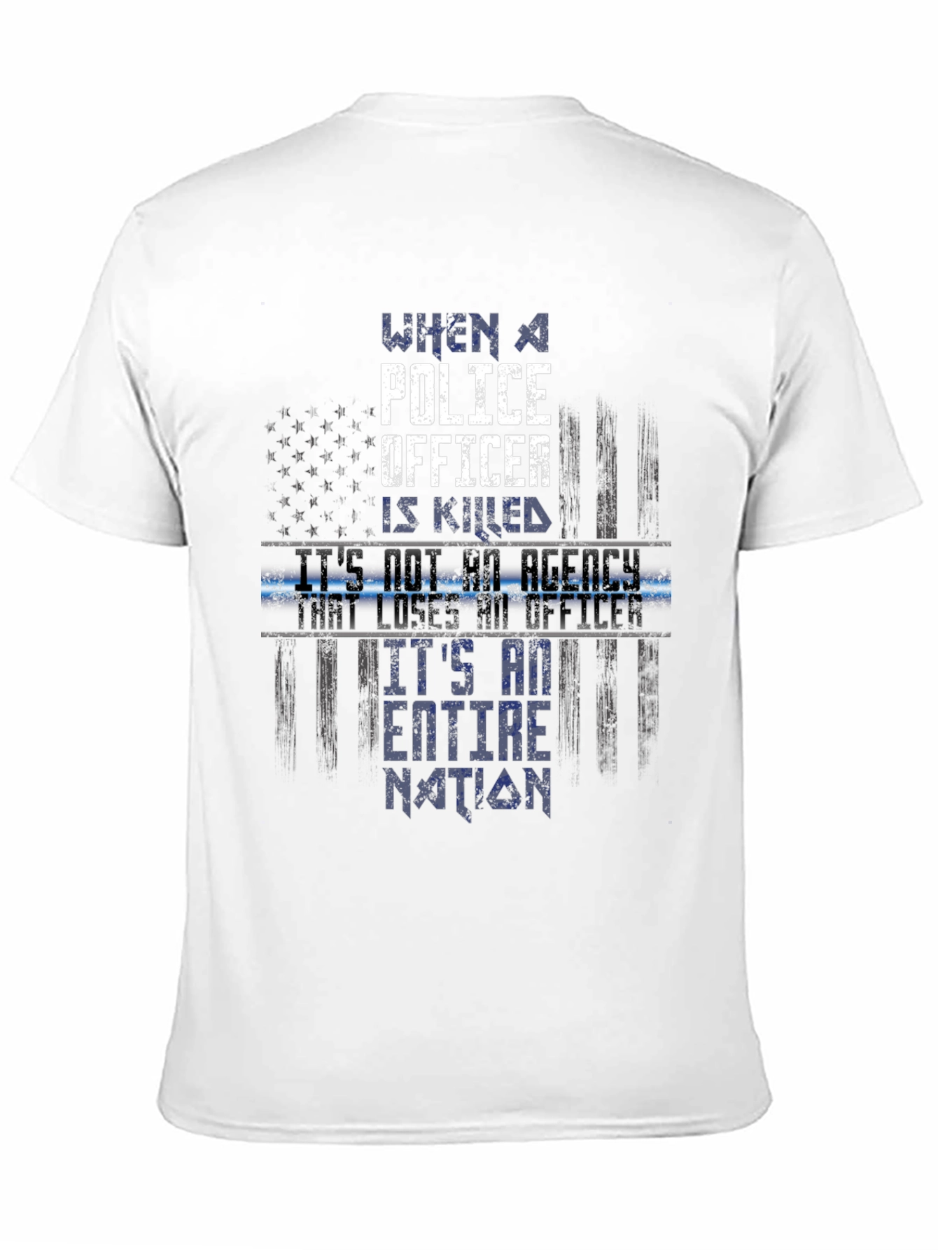 Police Officer Tribute Graphic Tee
