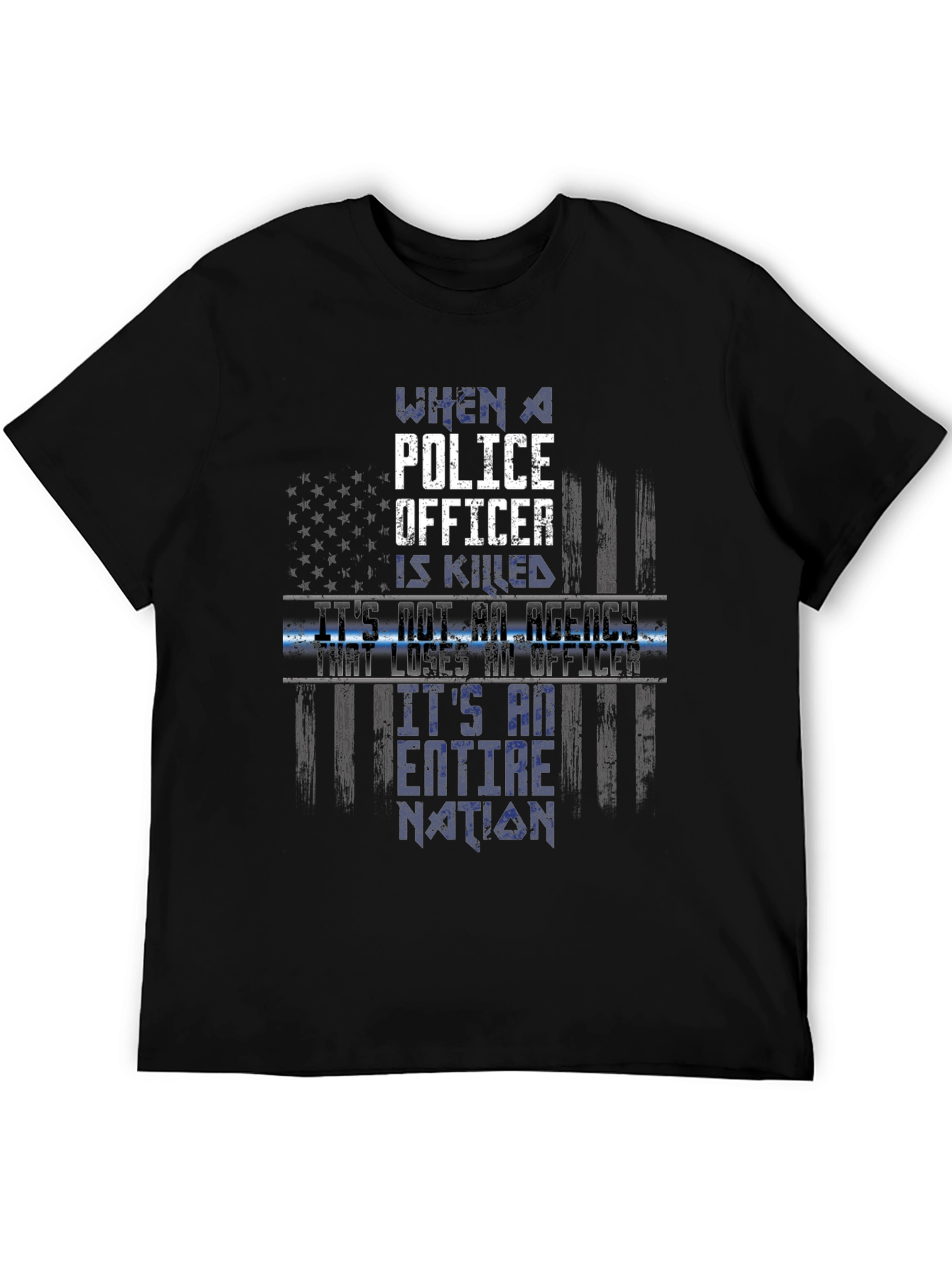 Police Officer Tribute Graphic Tee