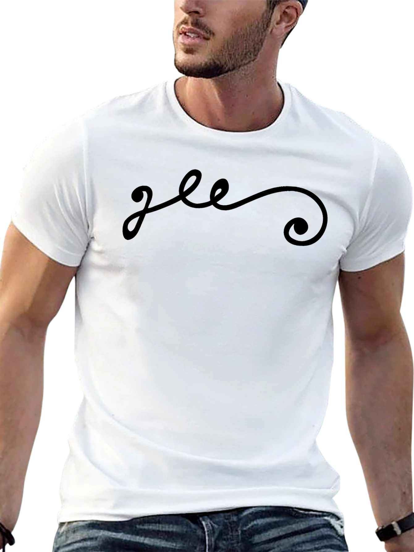 Glee Script Black T-Shirt