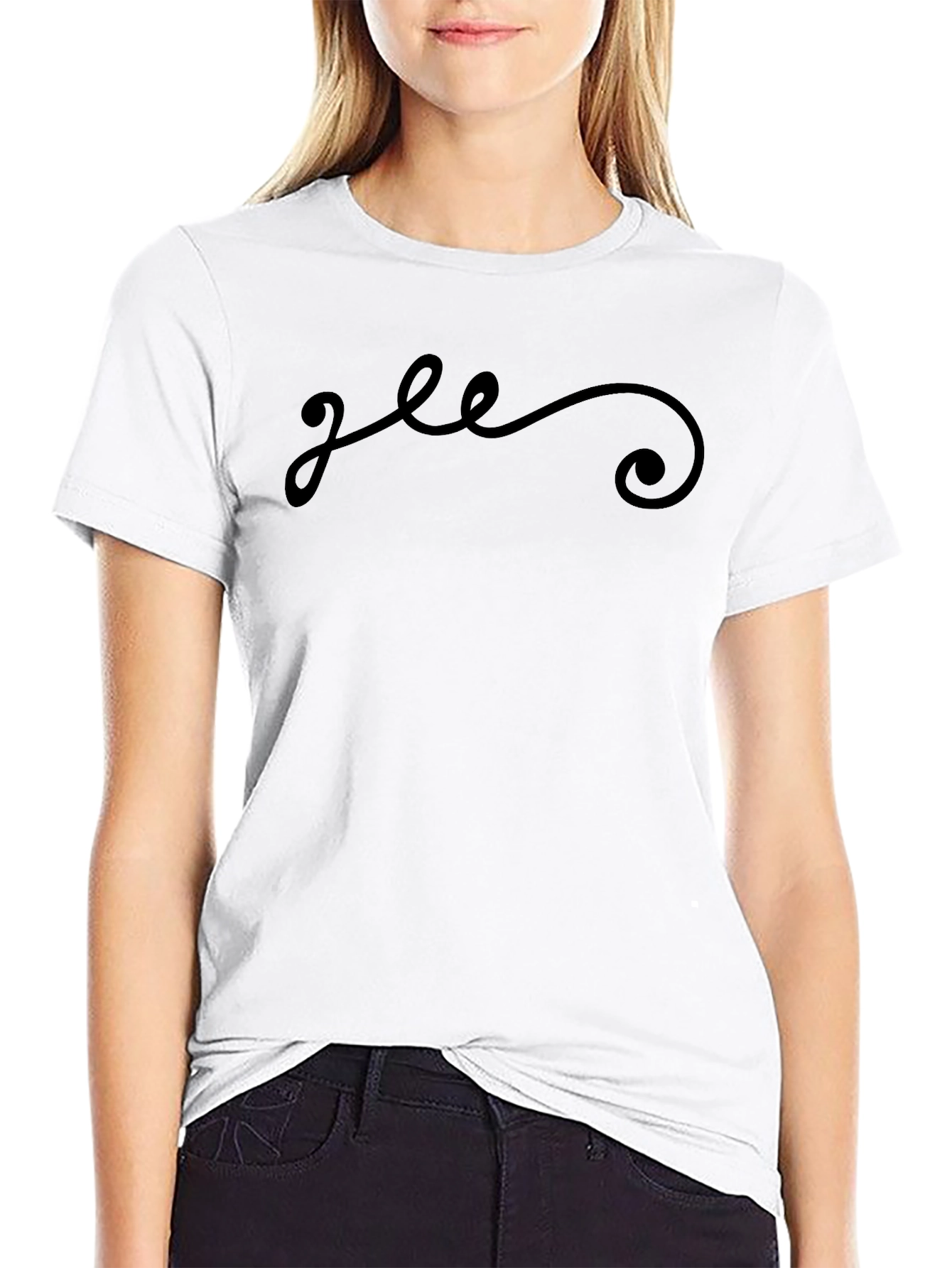 Glee Script Black T-Shirt