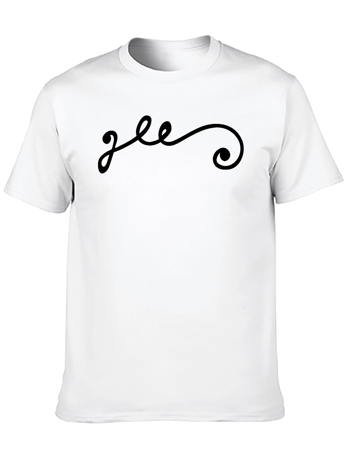 Glee Script Black T-Shirt