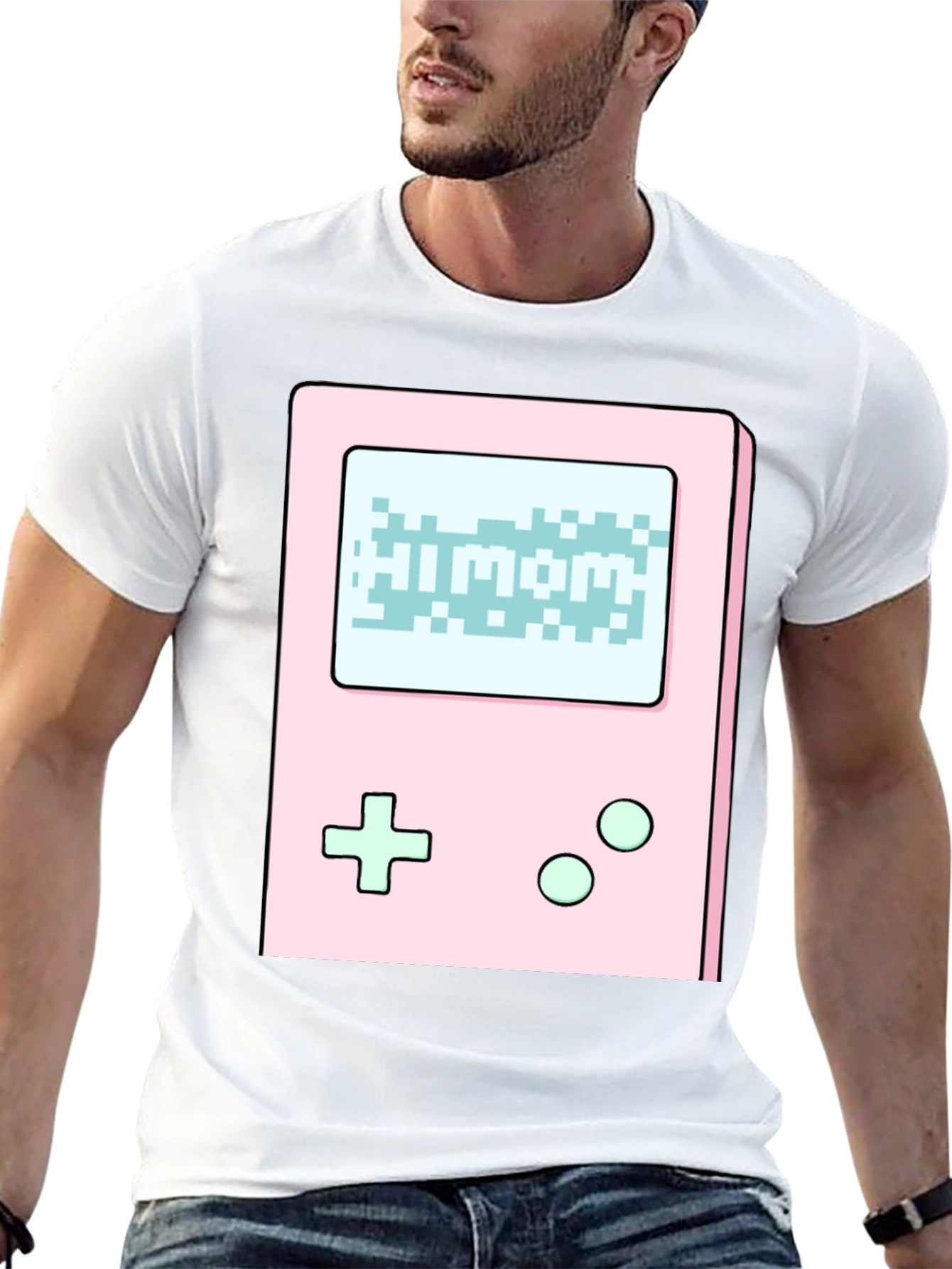 Retro Game Console Graphic Tee - Gamer Style