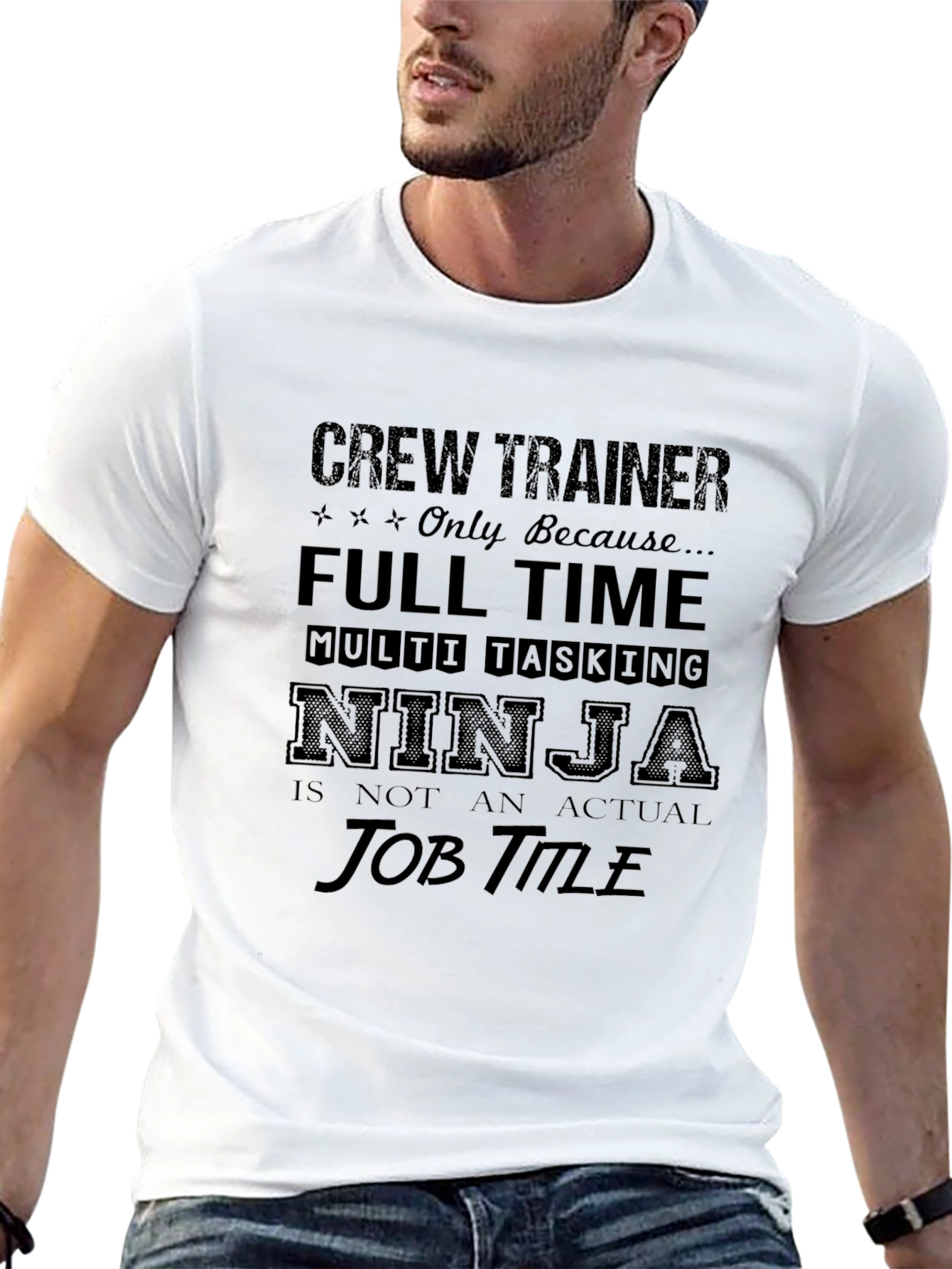 Crew Trainer Ninja Graphic T-Shirt