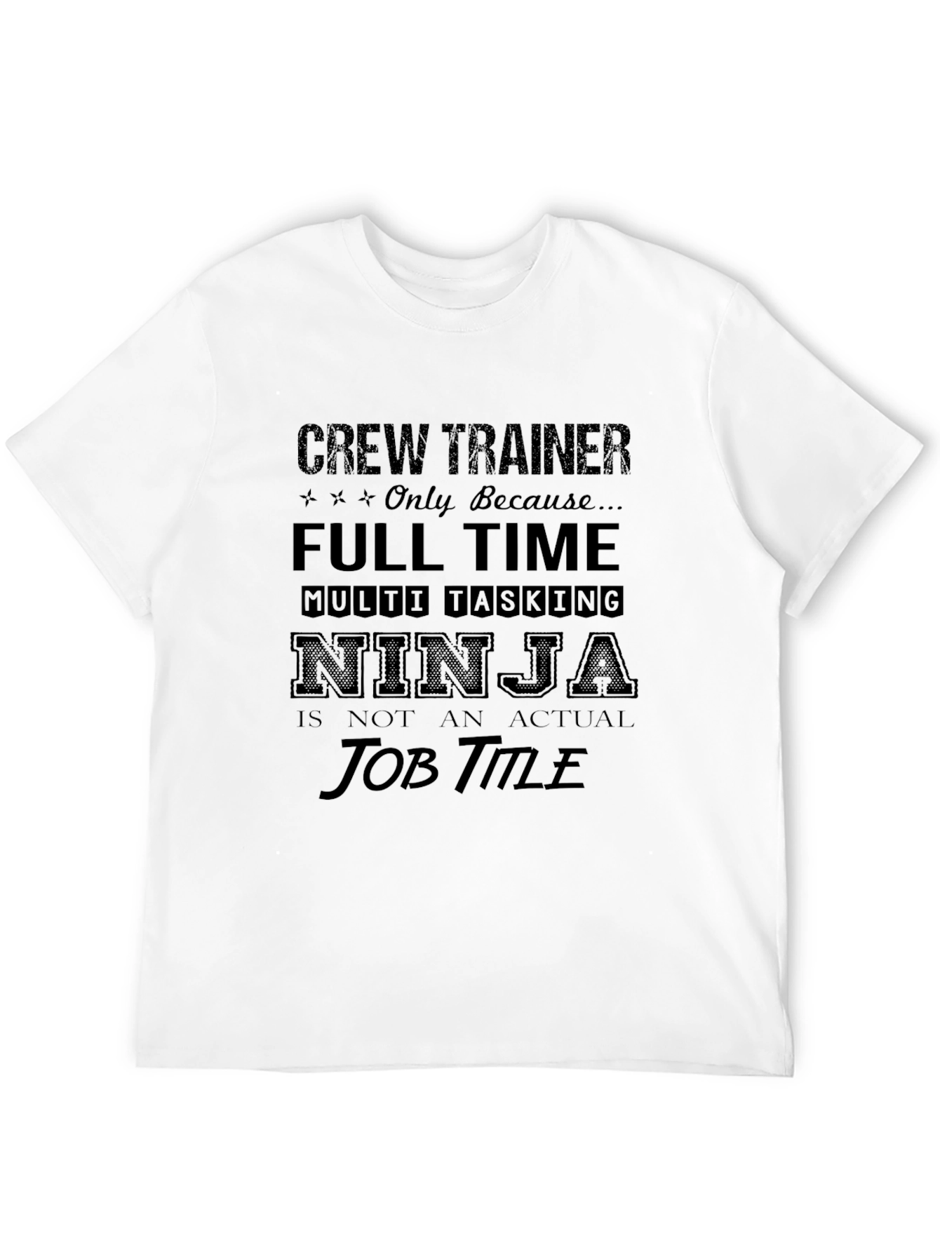 Crew Trainer Ninja Graphic T-Shirt