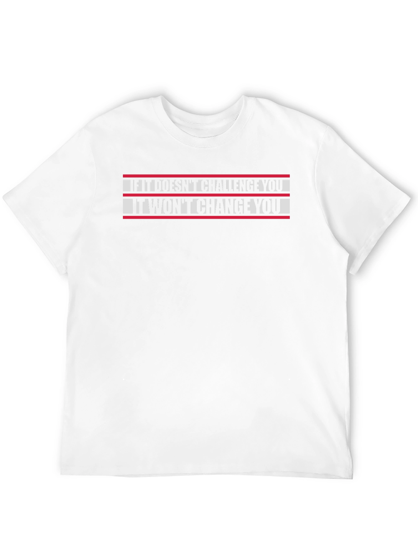 Challenge Yourself Graphic Tee - Motivational Black T-Shirt
