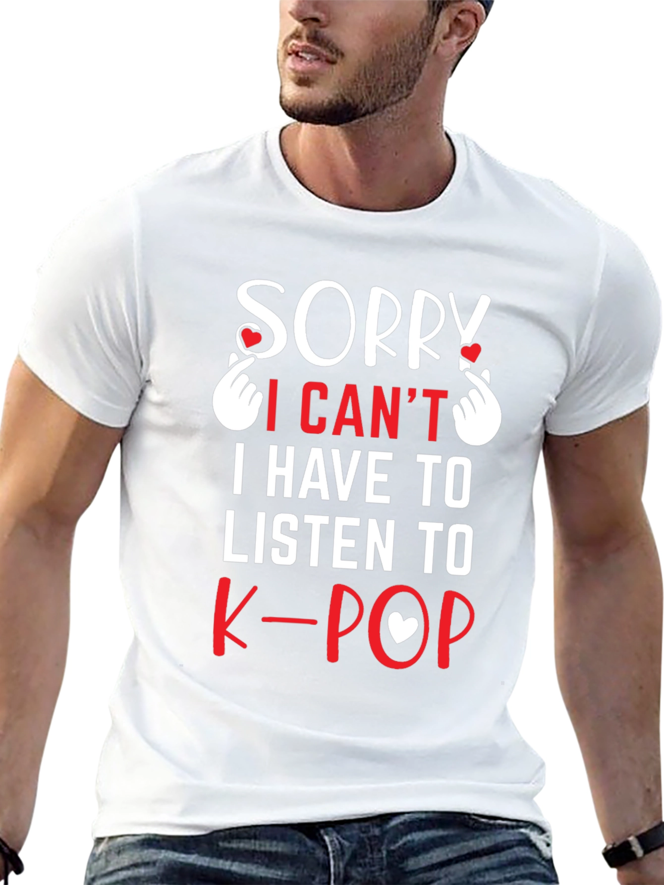 Sorry I Cant K-Pop T-Shirt