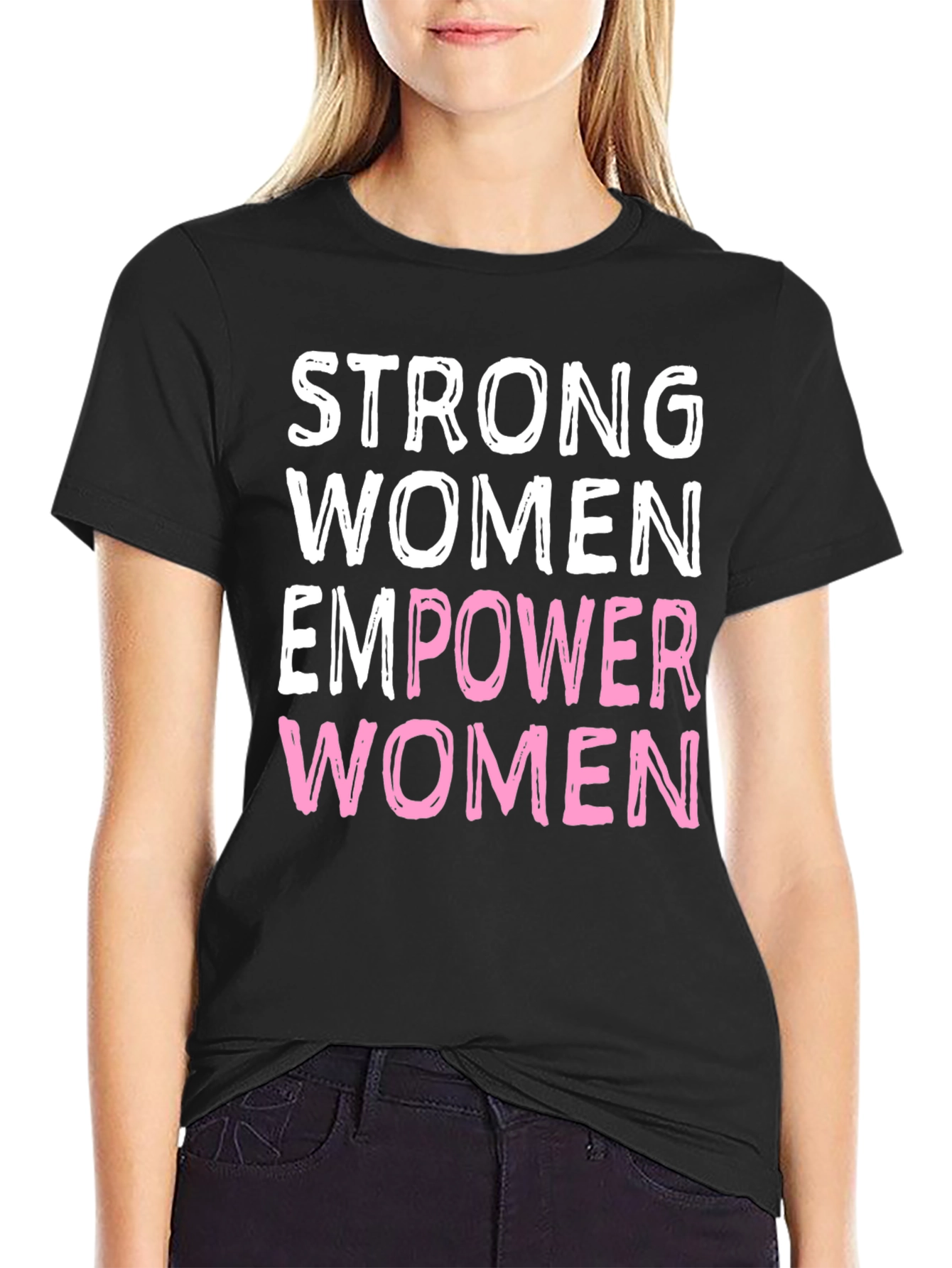 Strong Women Empower Women Graphic Tee