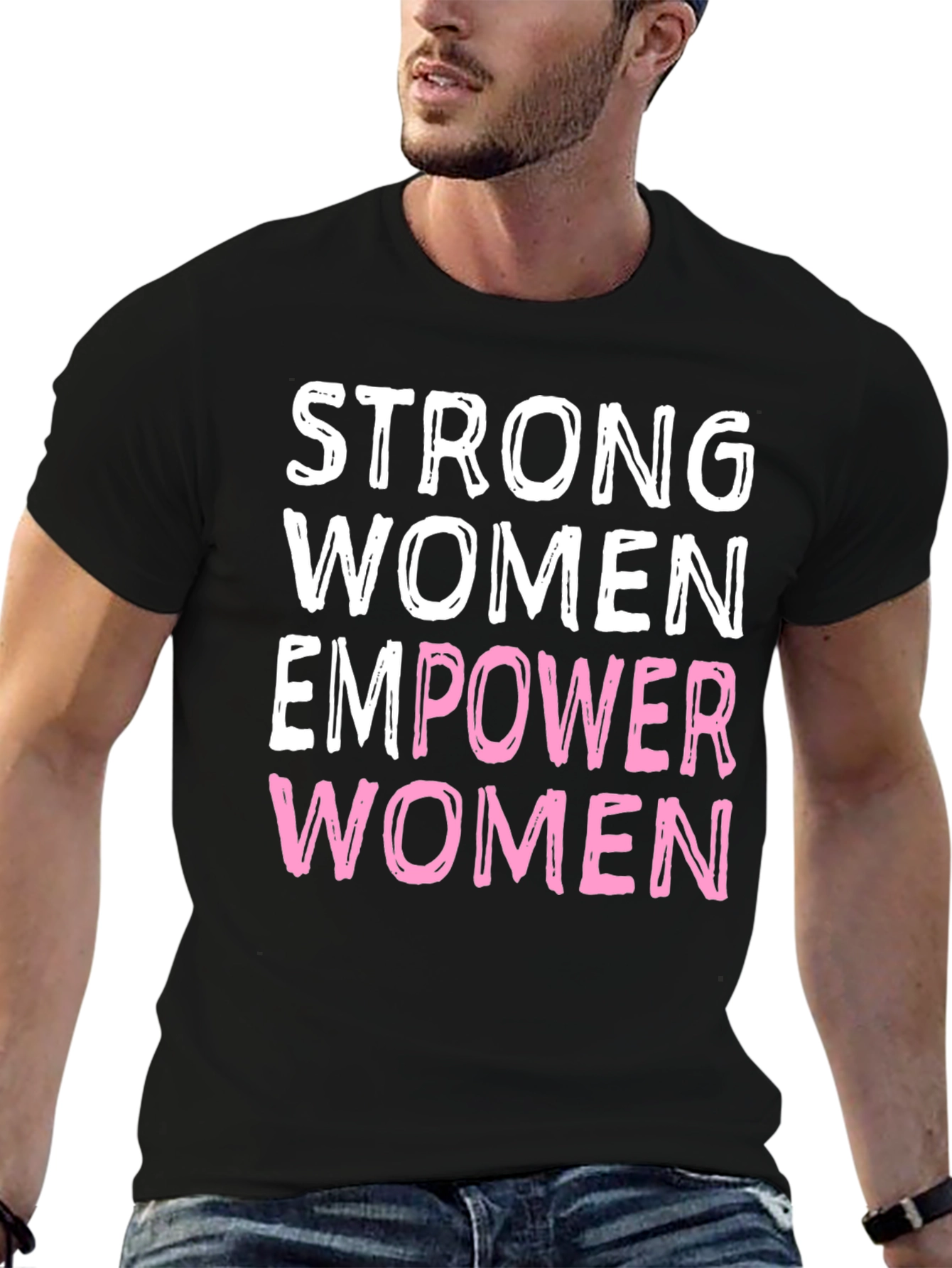 Strong Women Empower Women Graphic Tee