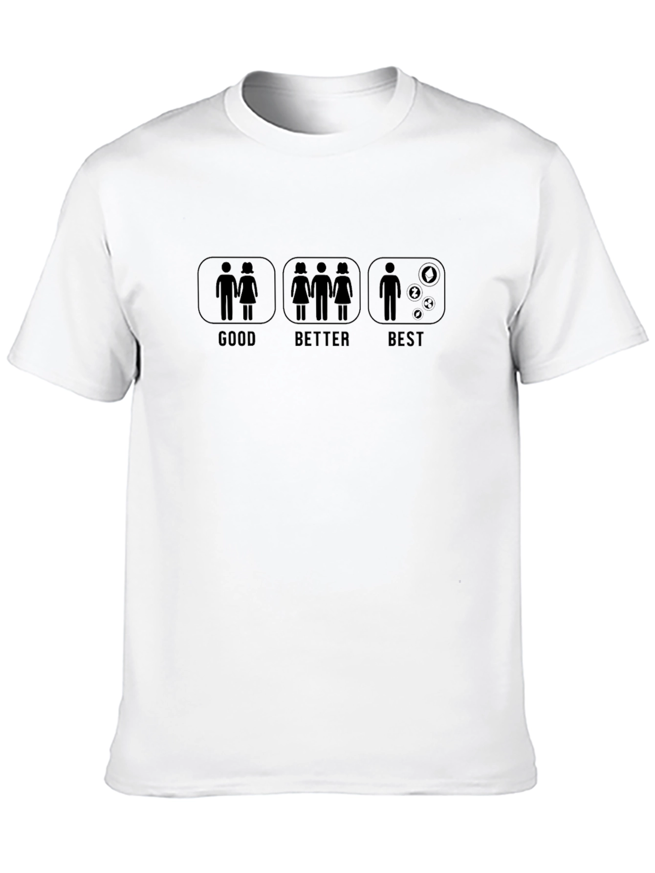 Funny Good Better Best Single T-Shirt