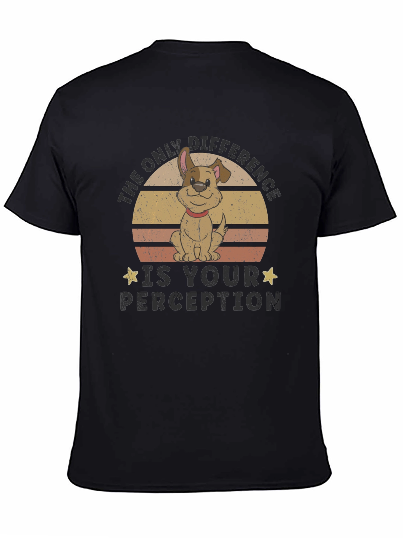 The Only Difference Dog Graphic Tee