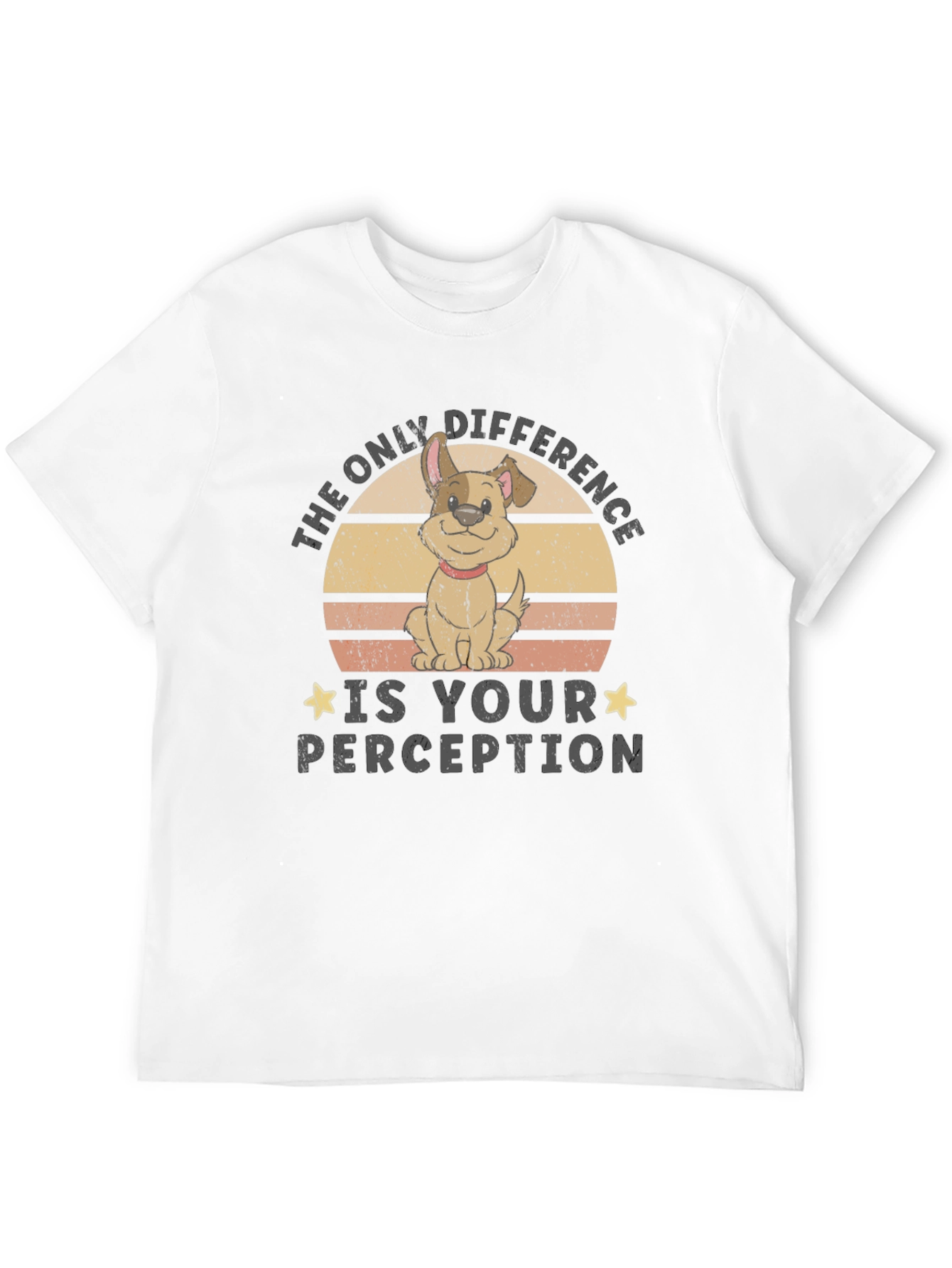 The Only Difference Dog Graphic Tee