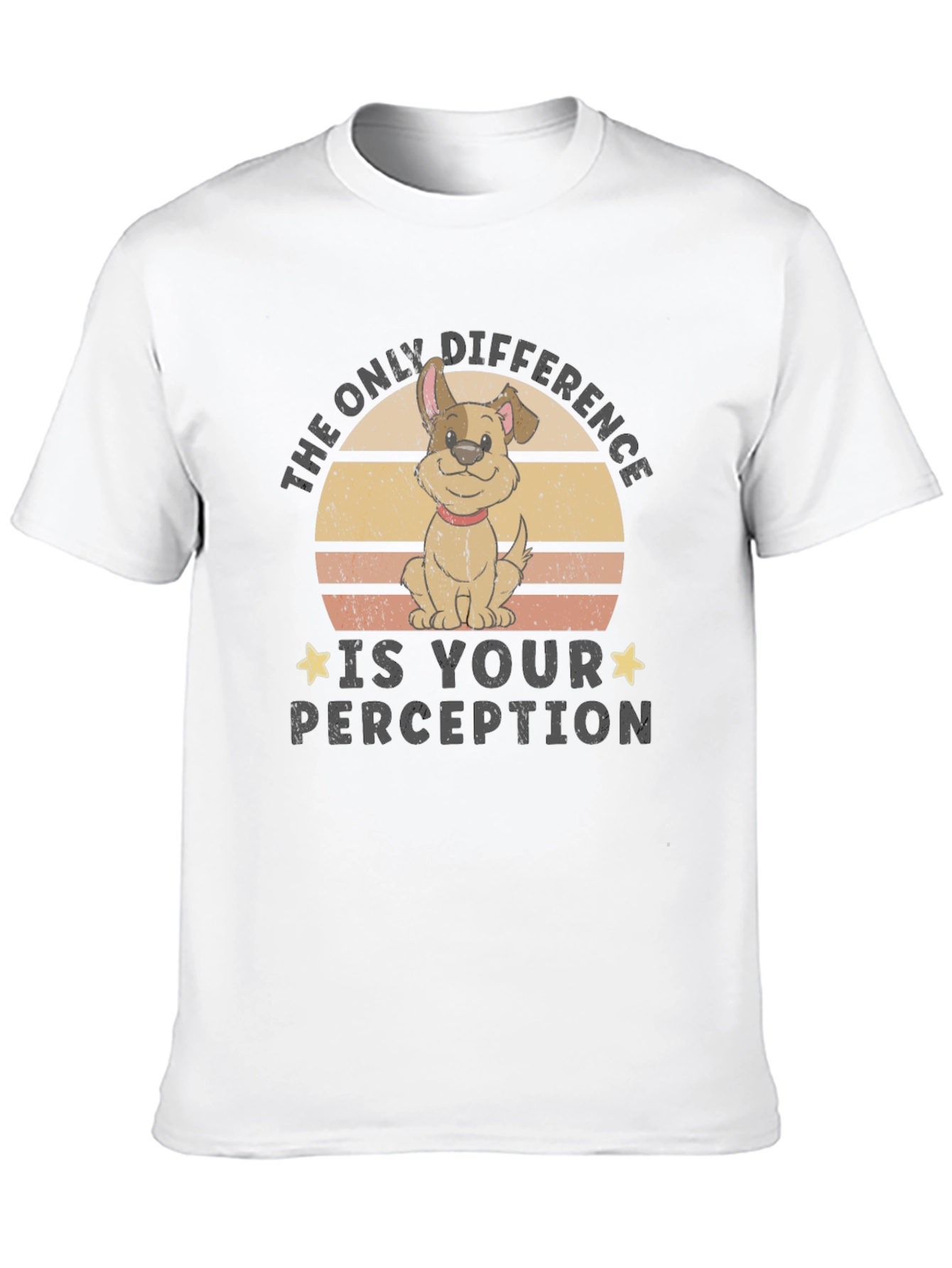 The Only Difference Dog Graphic Tee