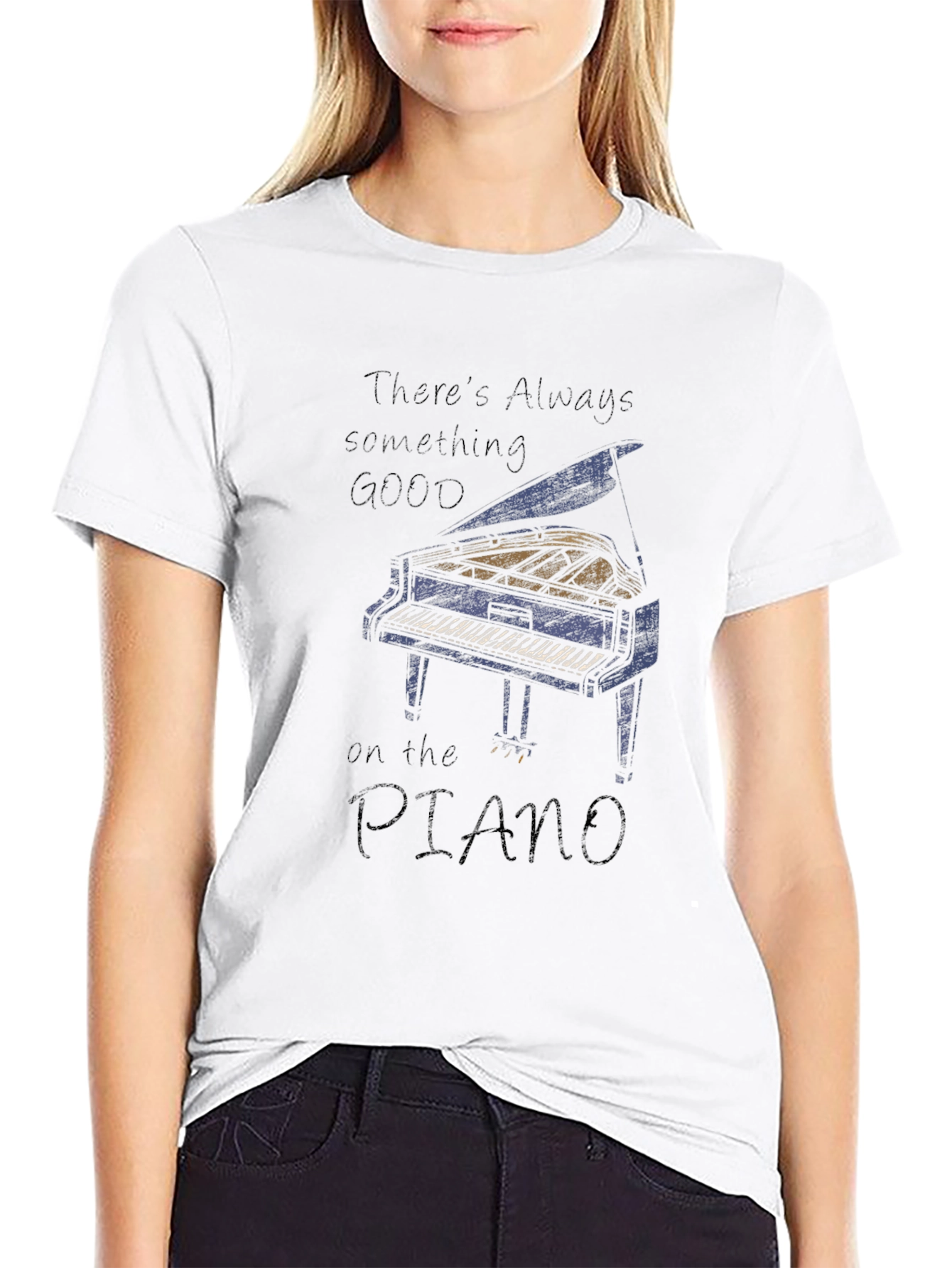 Piano T-Shirt: Always Something Good
