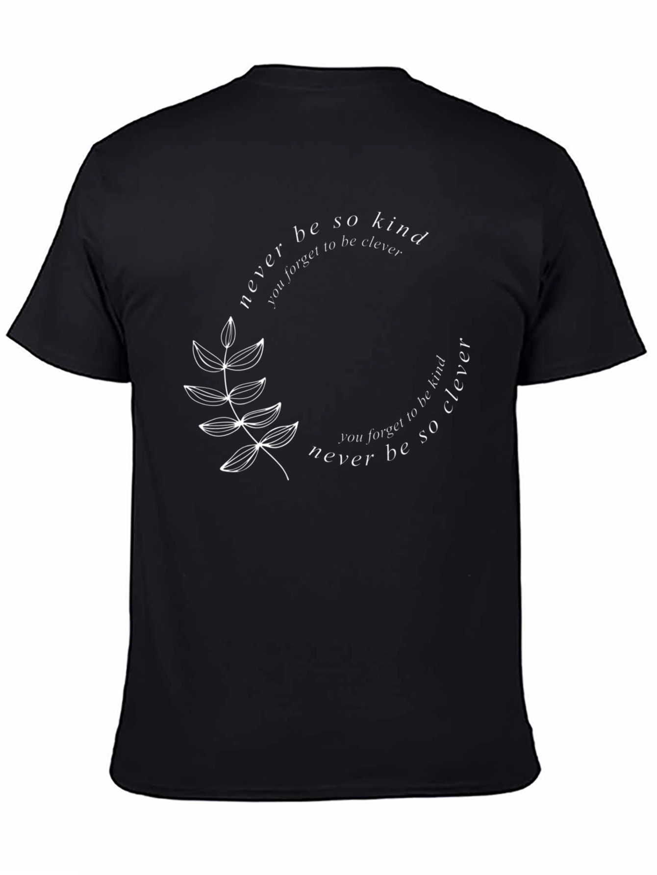 Kindness & Cleverness Graphic Tee - Black