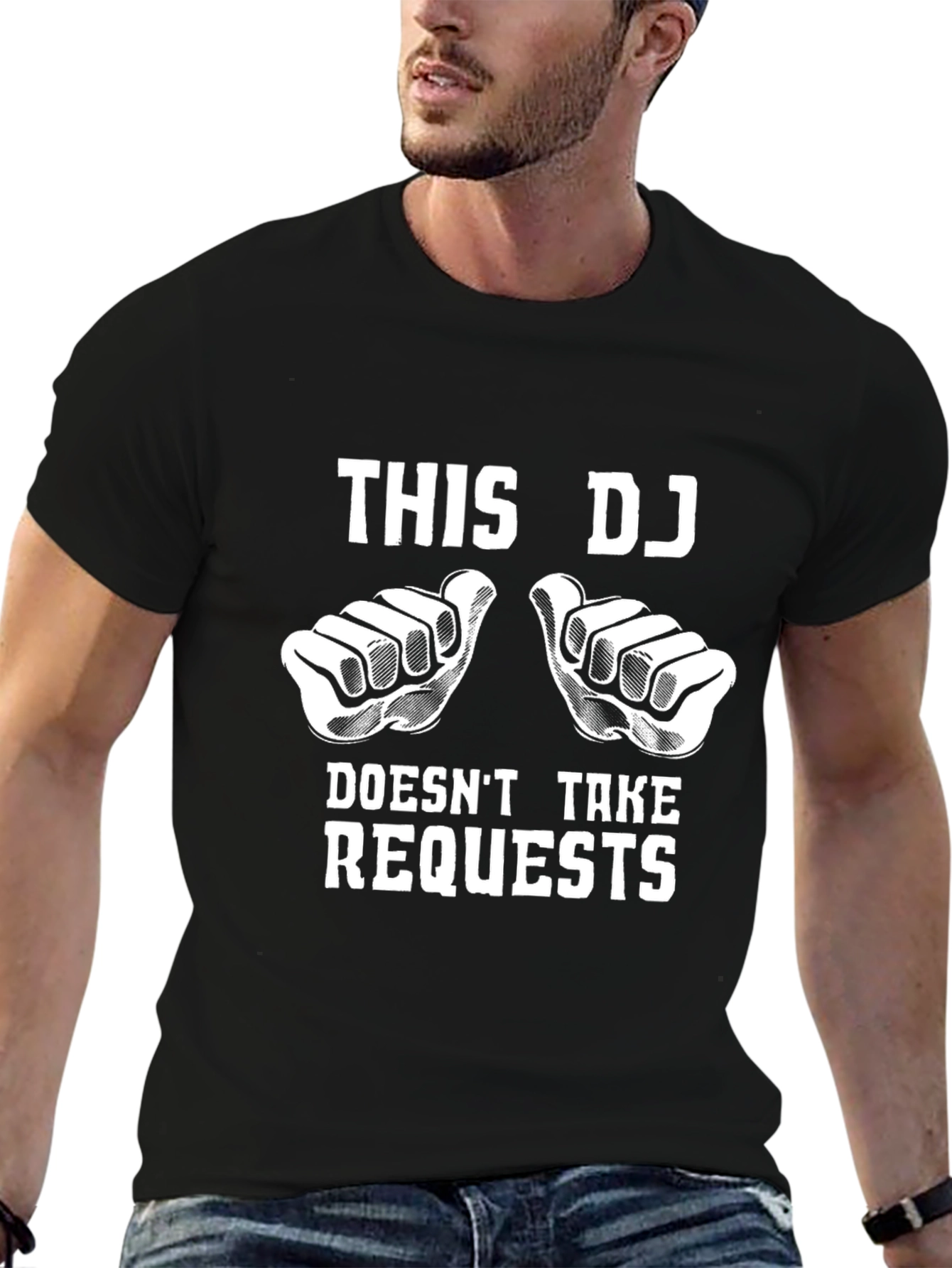 This DJ Doesnt Take Requests Graphic Tee