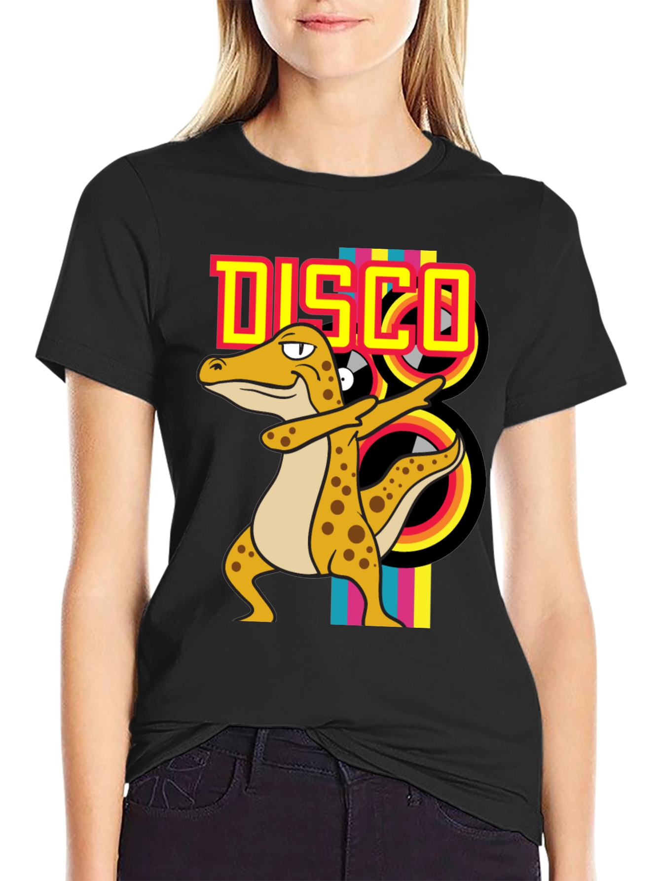 Retro Disco Lizard T-Shirt
