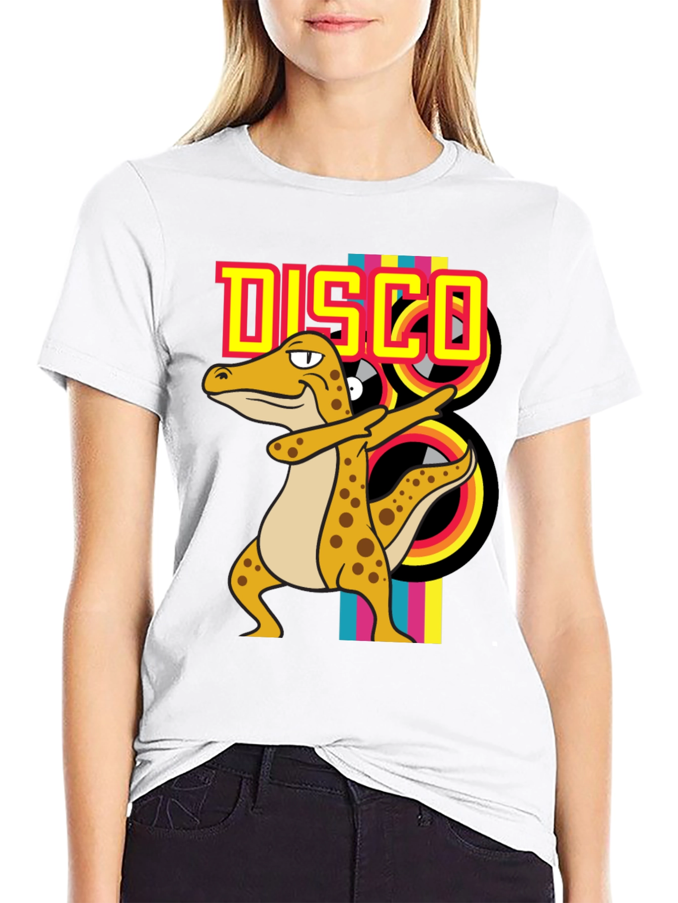 Retro Disco Lizard T-Shirt