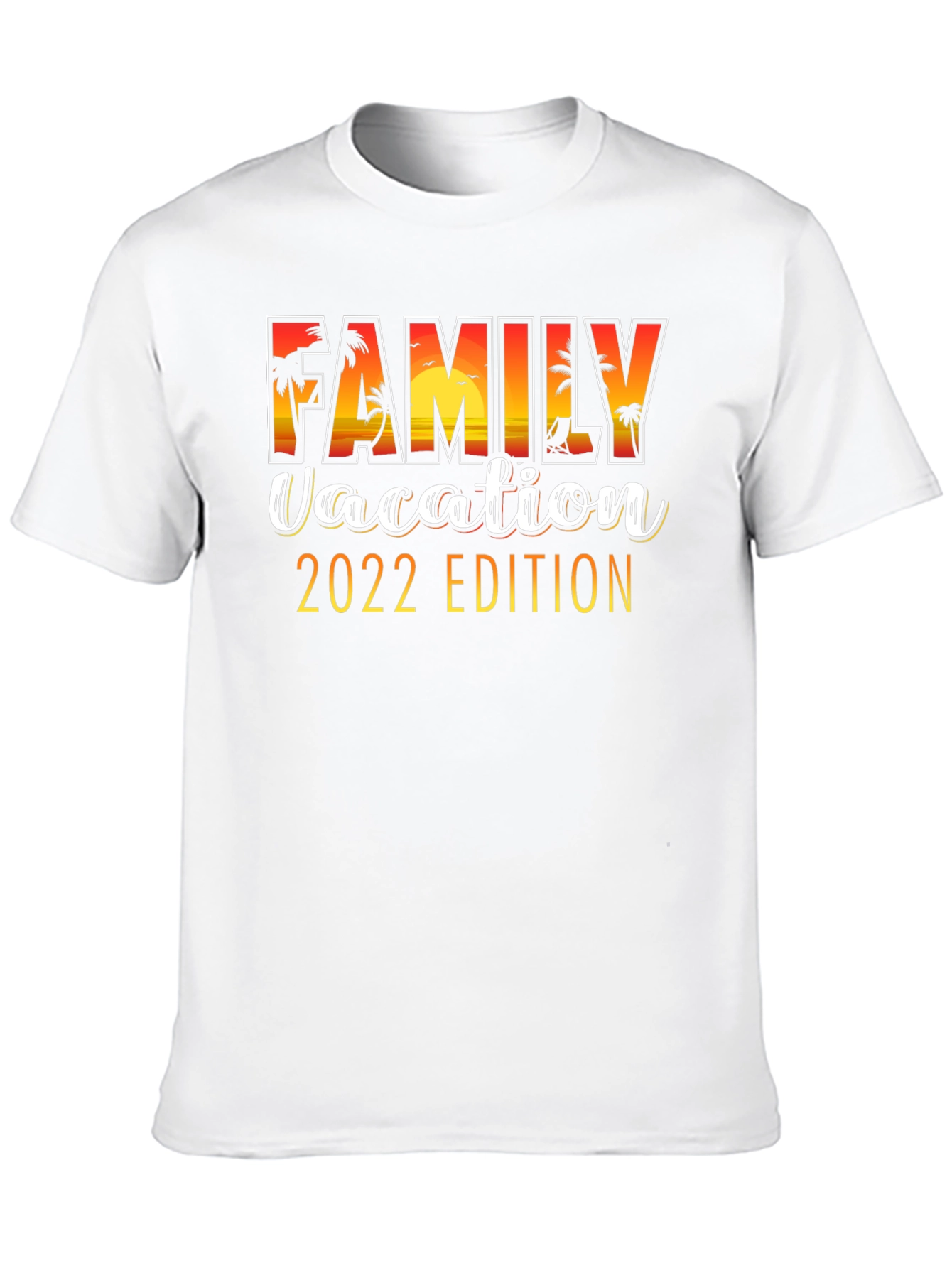 Family Vacation 2022 Edition Black Graphic T-Shirt