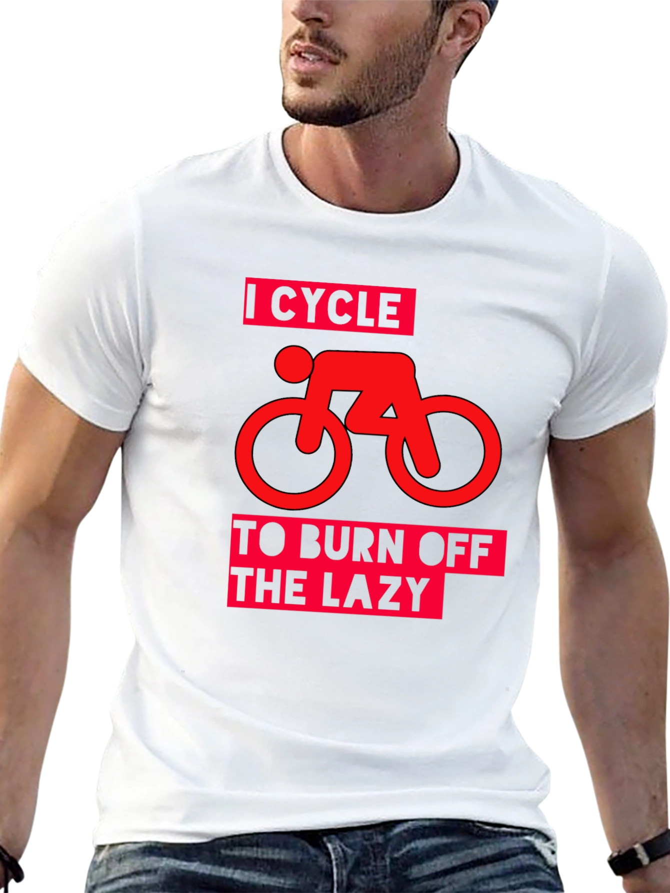 I Cycle to Burn Off the Lazy Graphic Tee