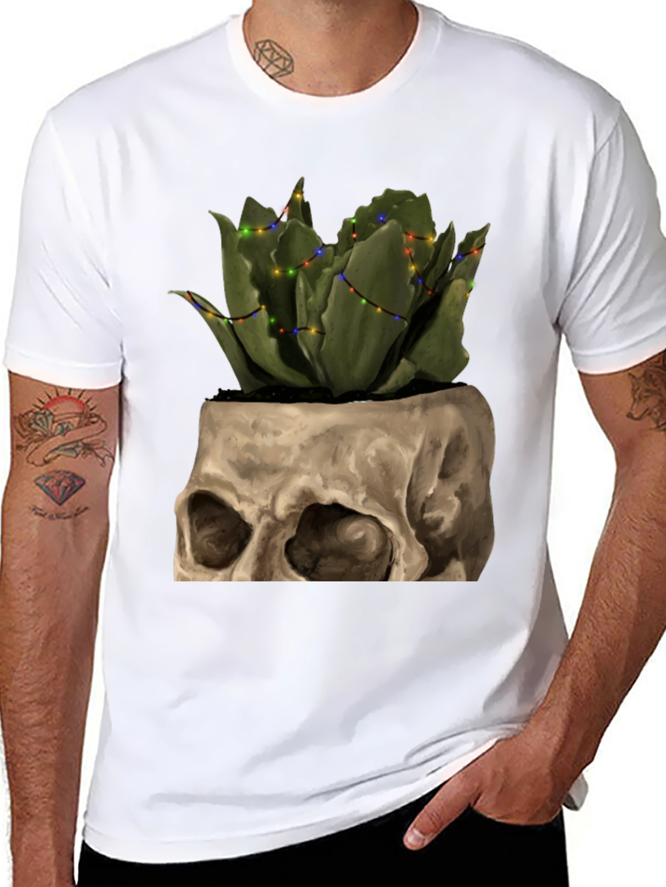 Skull Succulent Tee