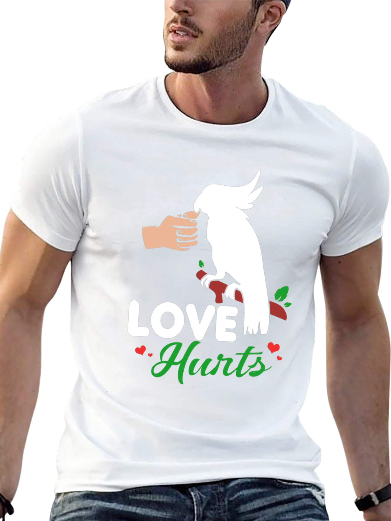 Love Hurts T-Shirt - Parrot Edition