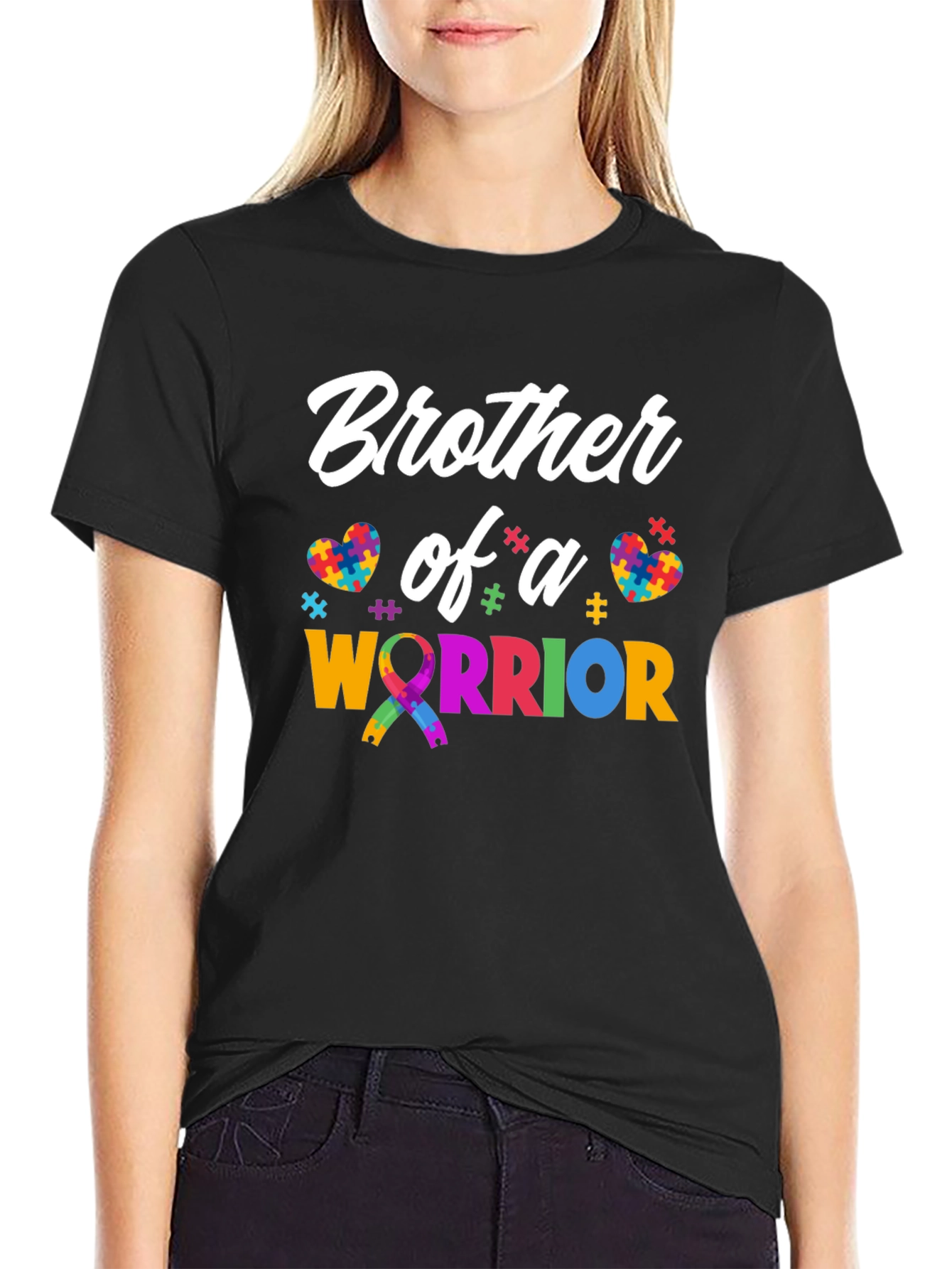 Brother of a Warrior Autism Awareness T-Shirt