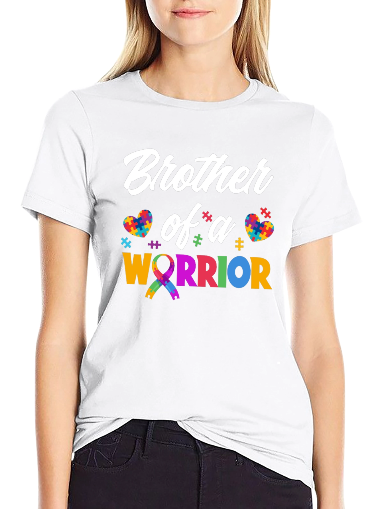 Brother of a Warrior Autism Awareness T-Shirt