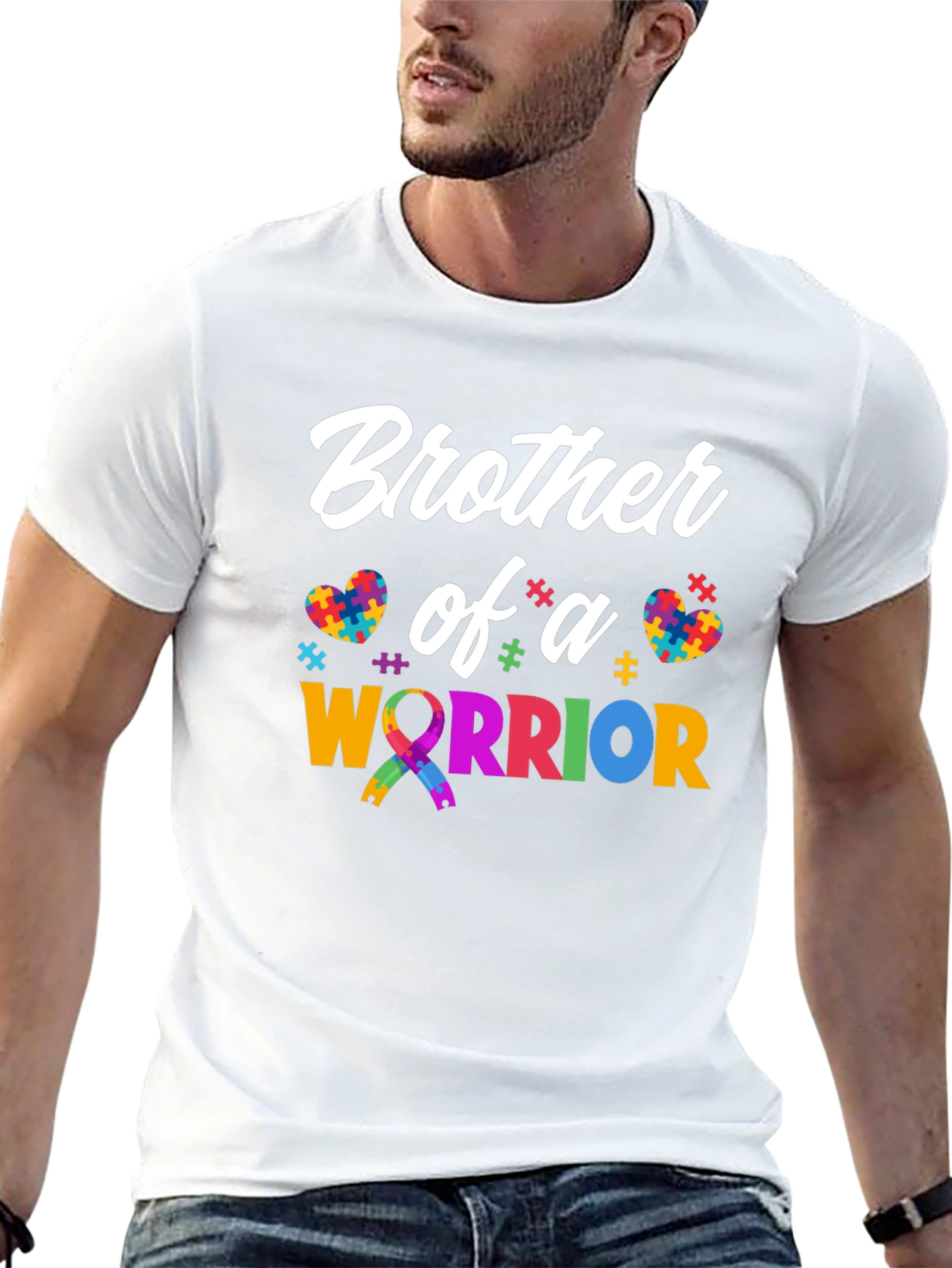 Brother of a Warrior Autism Awareness T-Shirt