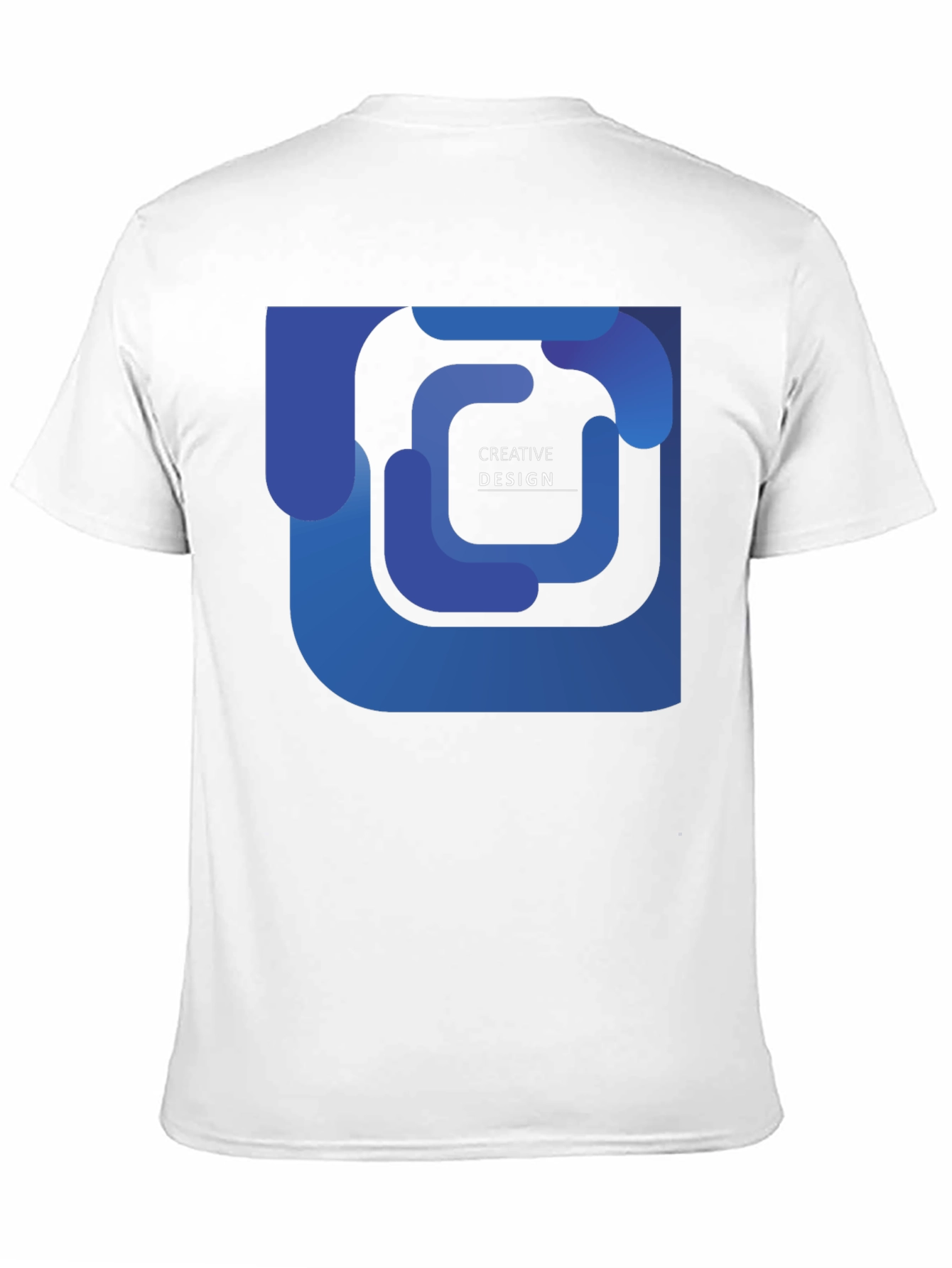 Creative Design Black T-Shirt