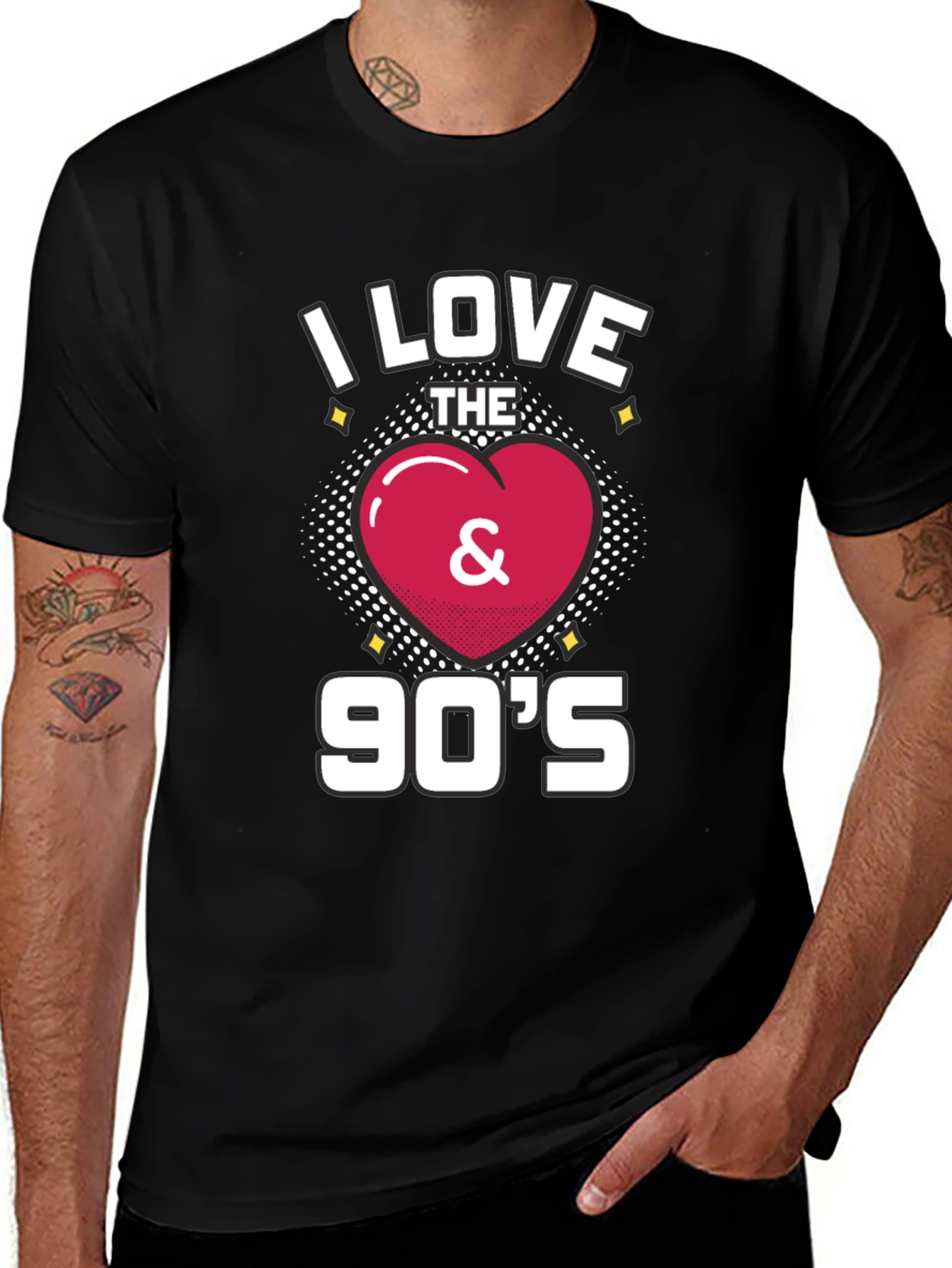 I Love the 90s Retro Graphic T-Shirt
