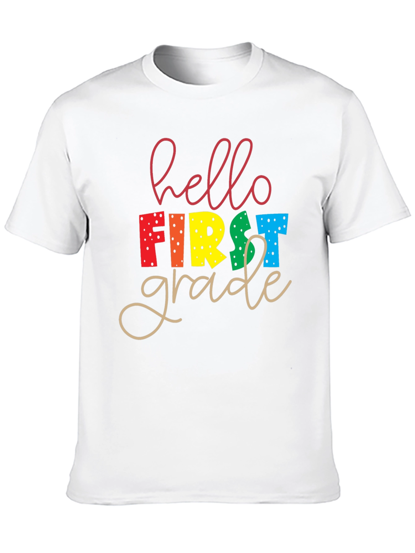 Hello First Grade T-Shirt - Back to School