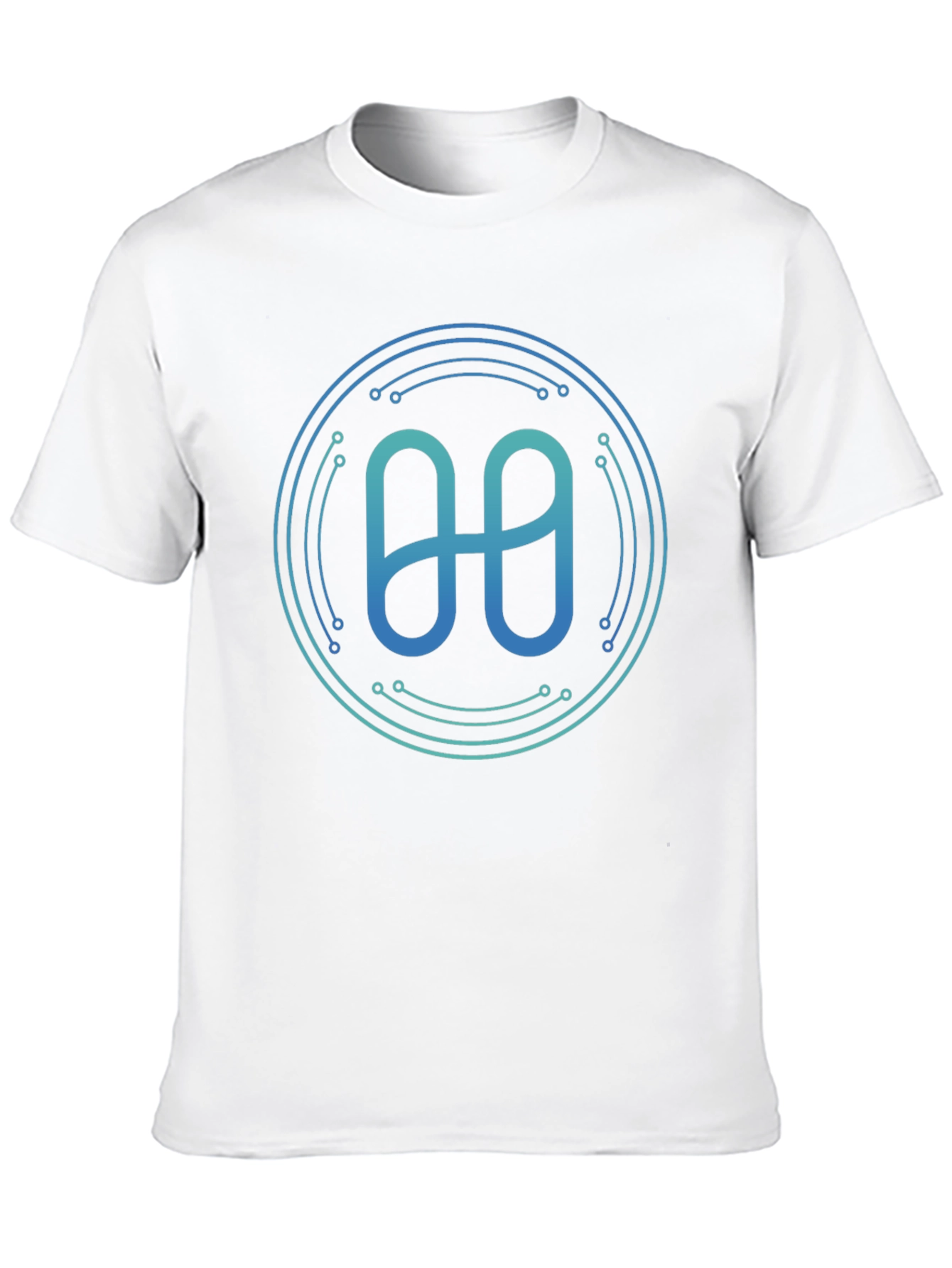 Modern Crypto T-Shirt - Tech Circuit Design