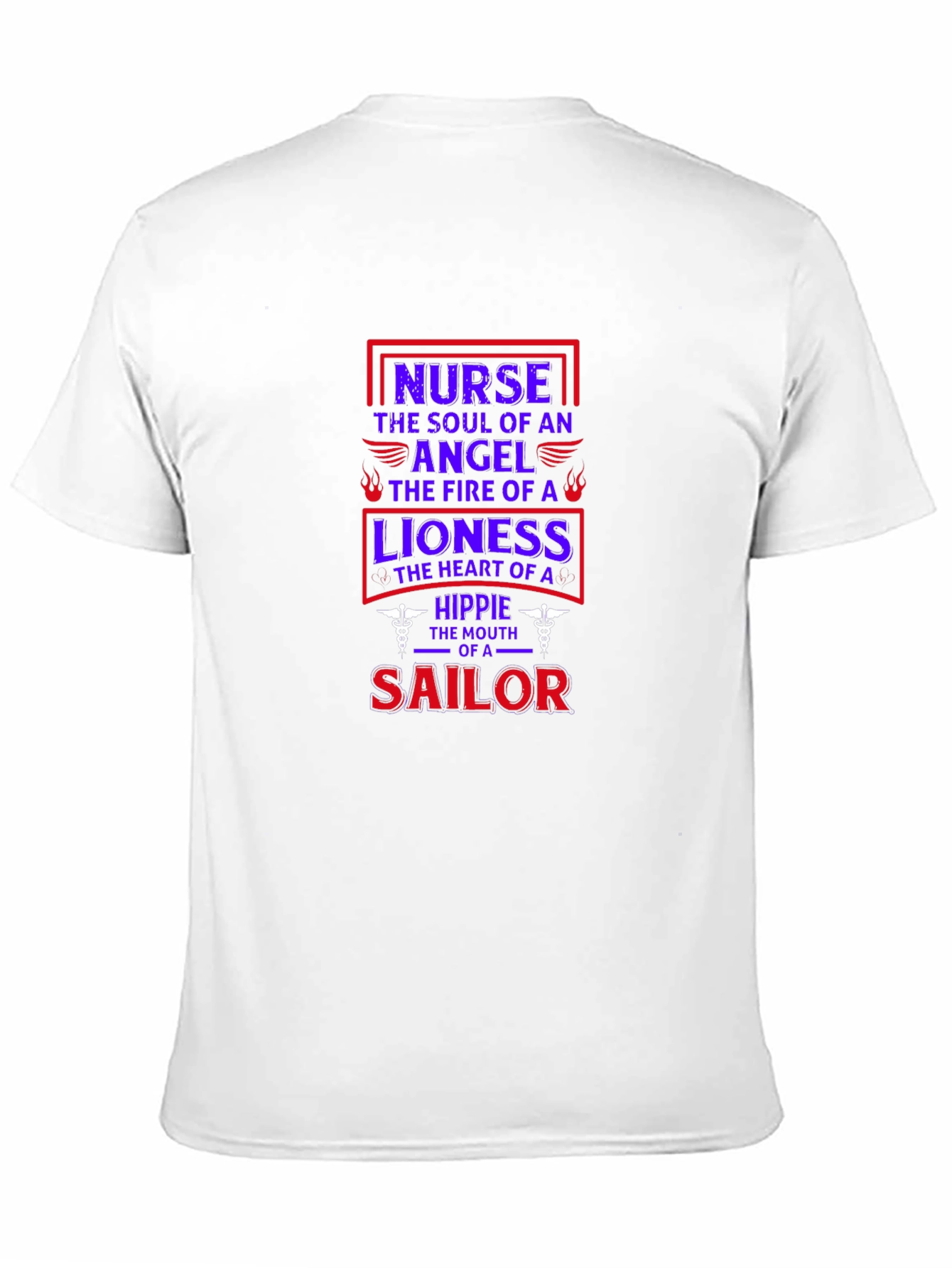 Nurse Angel Lioness Sailor T-Shirt