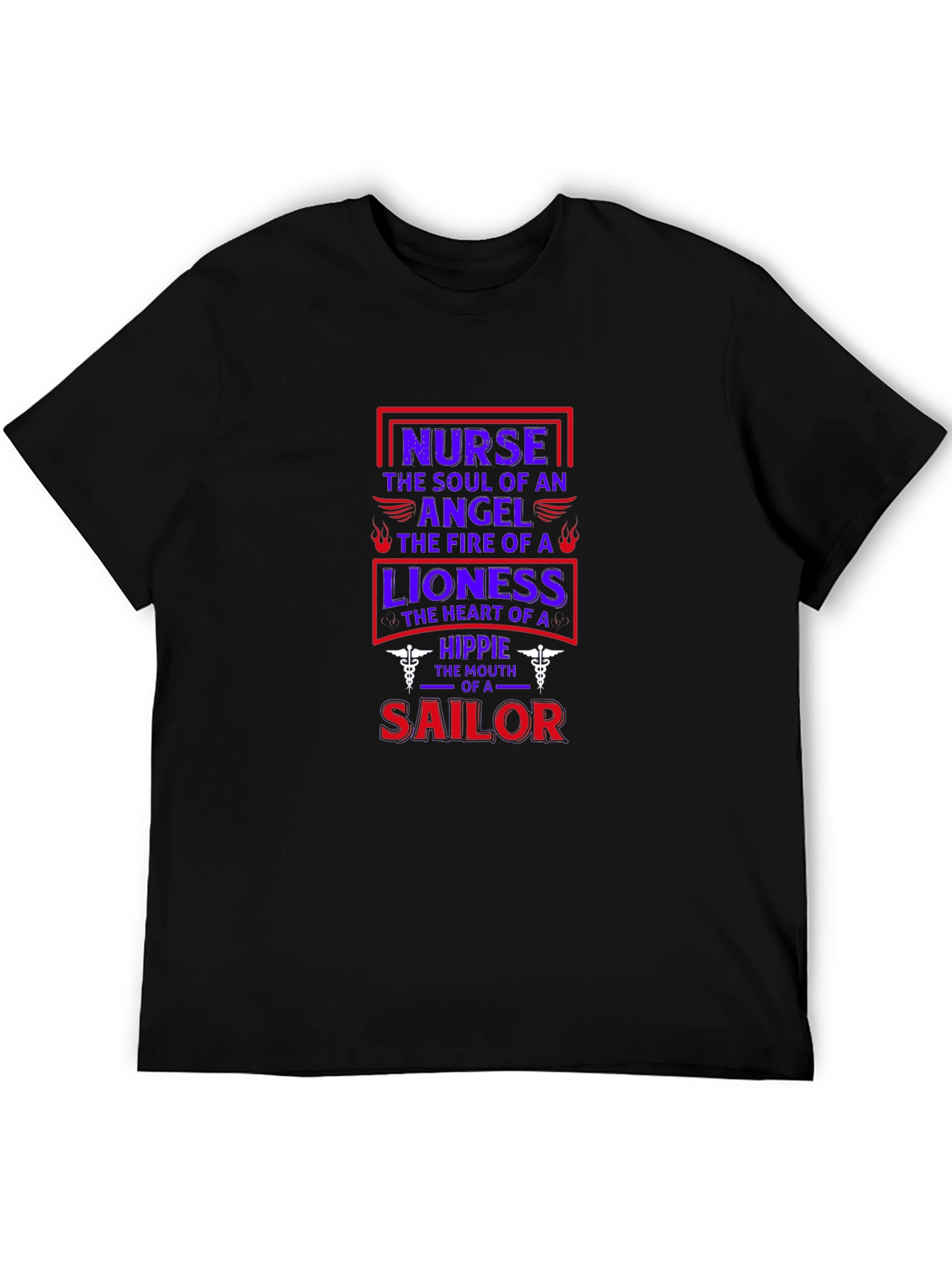Nurse Angel Lioness Sailor T-Shirt