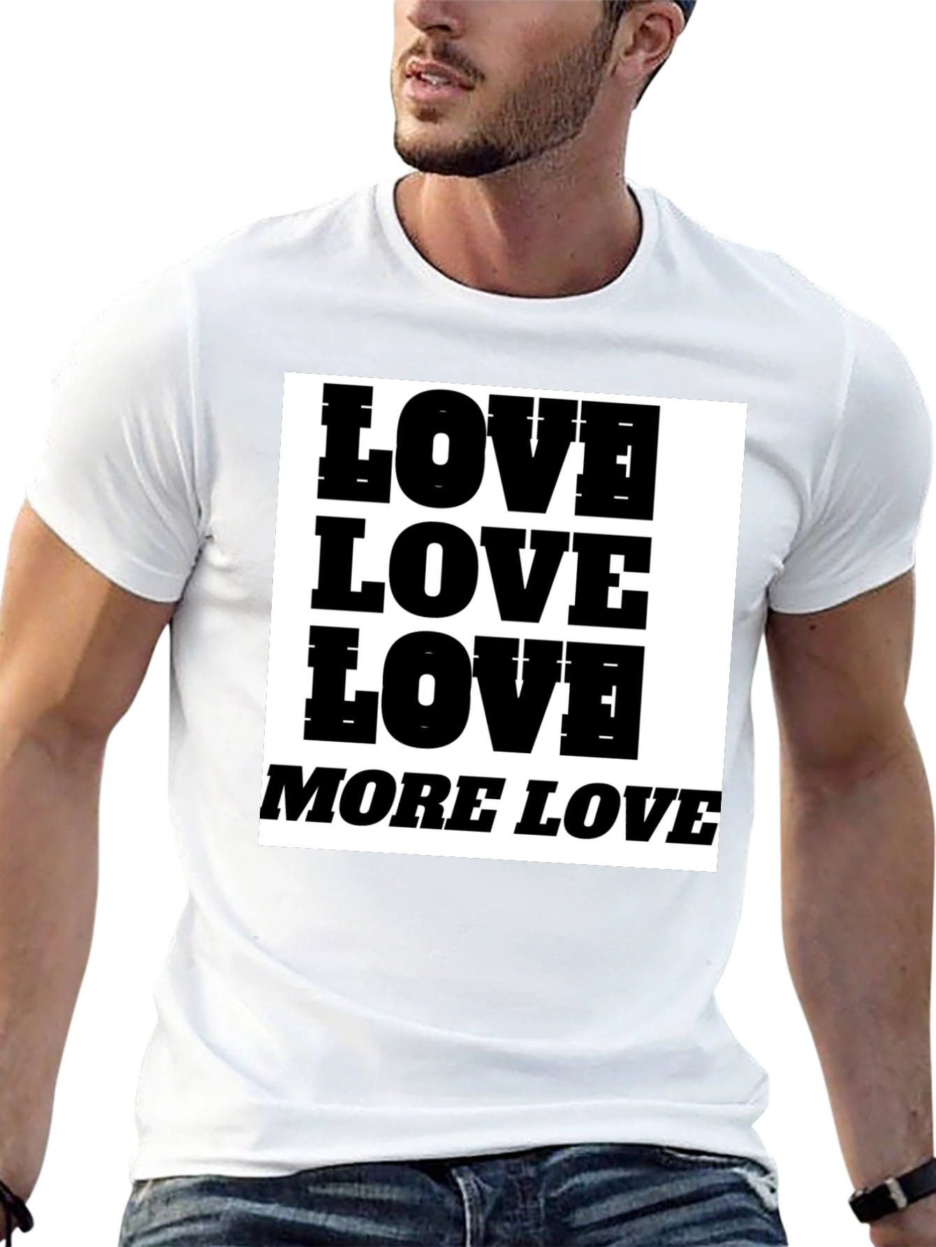 Love More Love Graphic Tee
