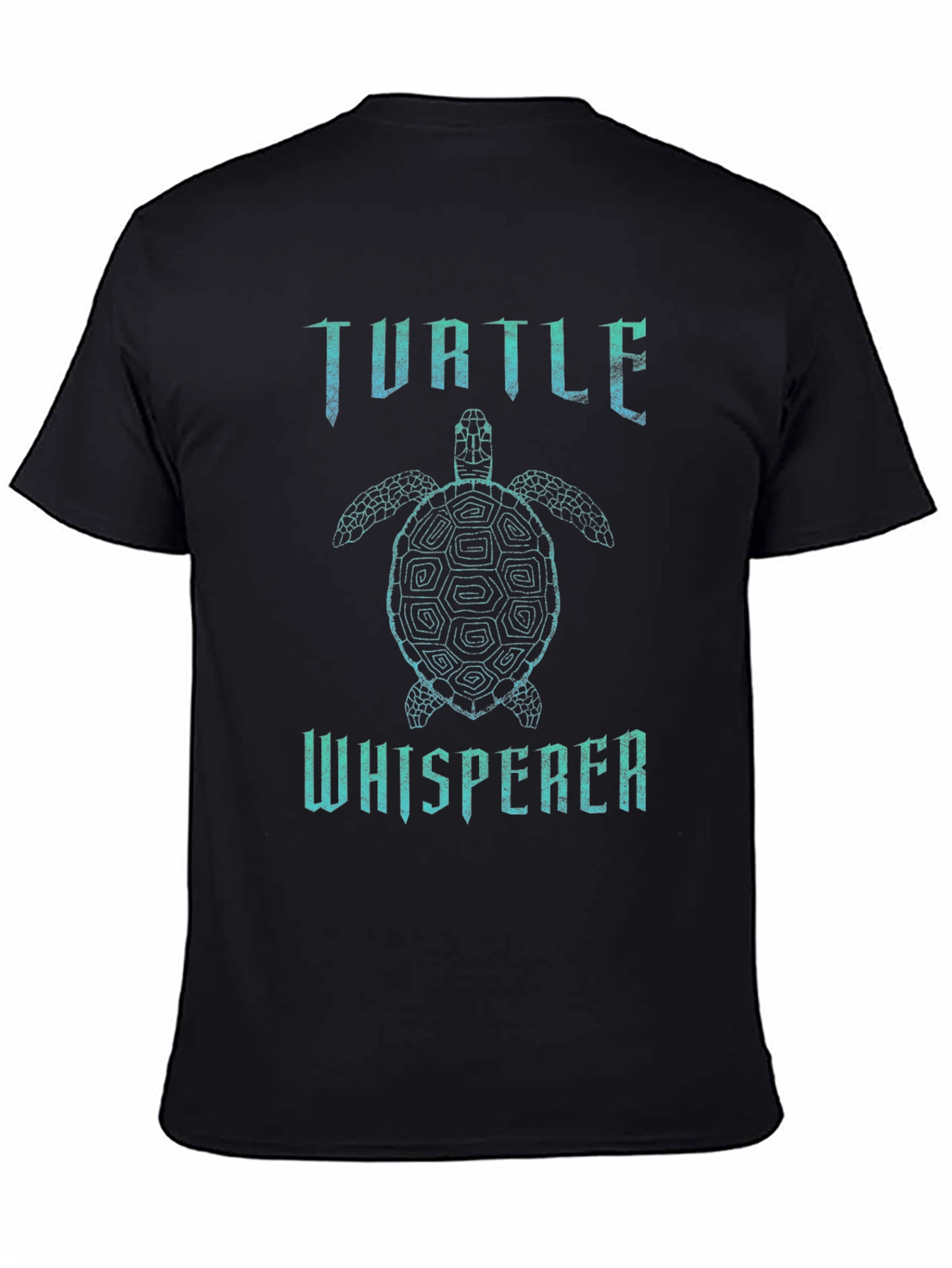 Turtle Whisperer Black T-Shirt