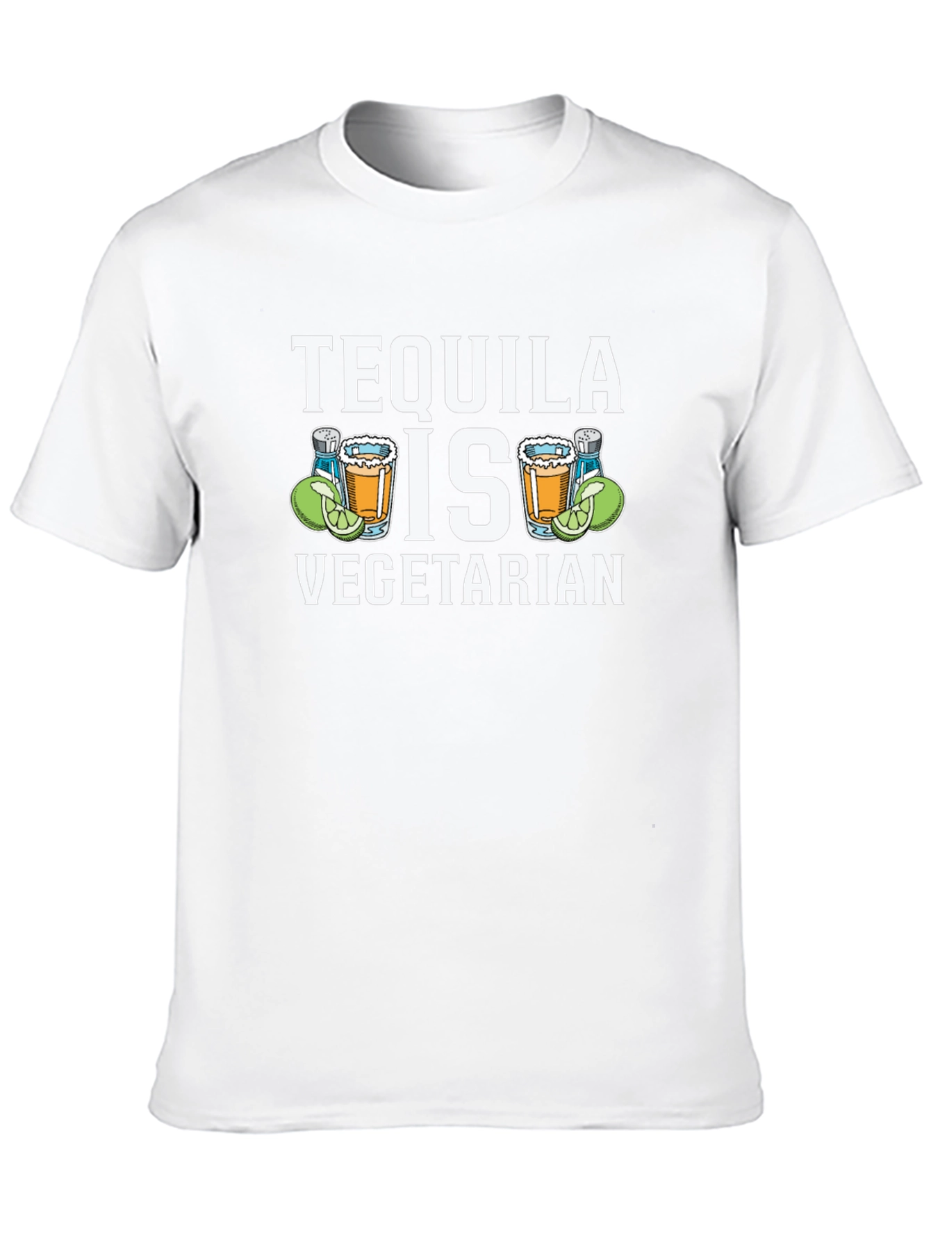 Tequila is Vegetarian T-Shirt Funny Drink Tee