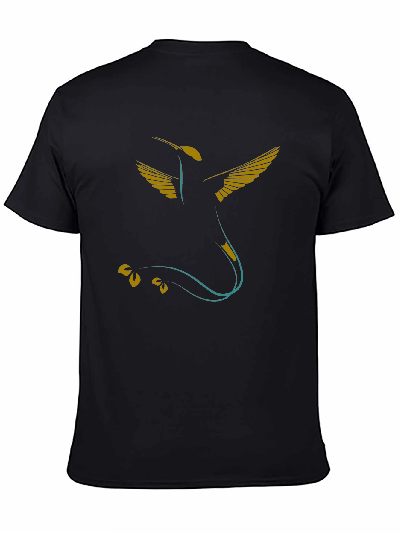 Phoenix Graphic Tee - Stylish Black Cotton Blend Shirt