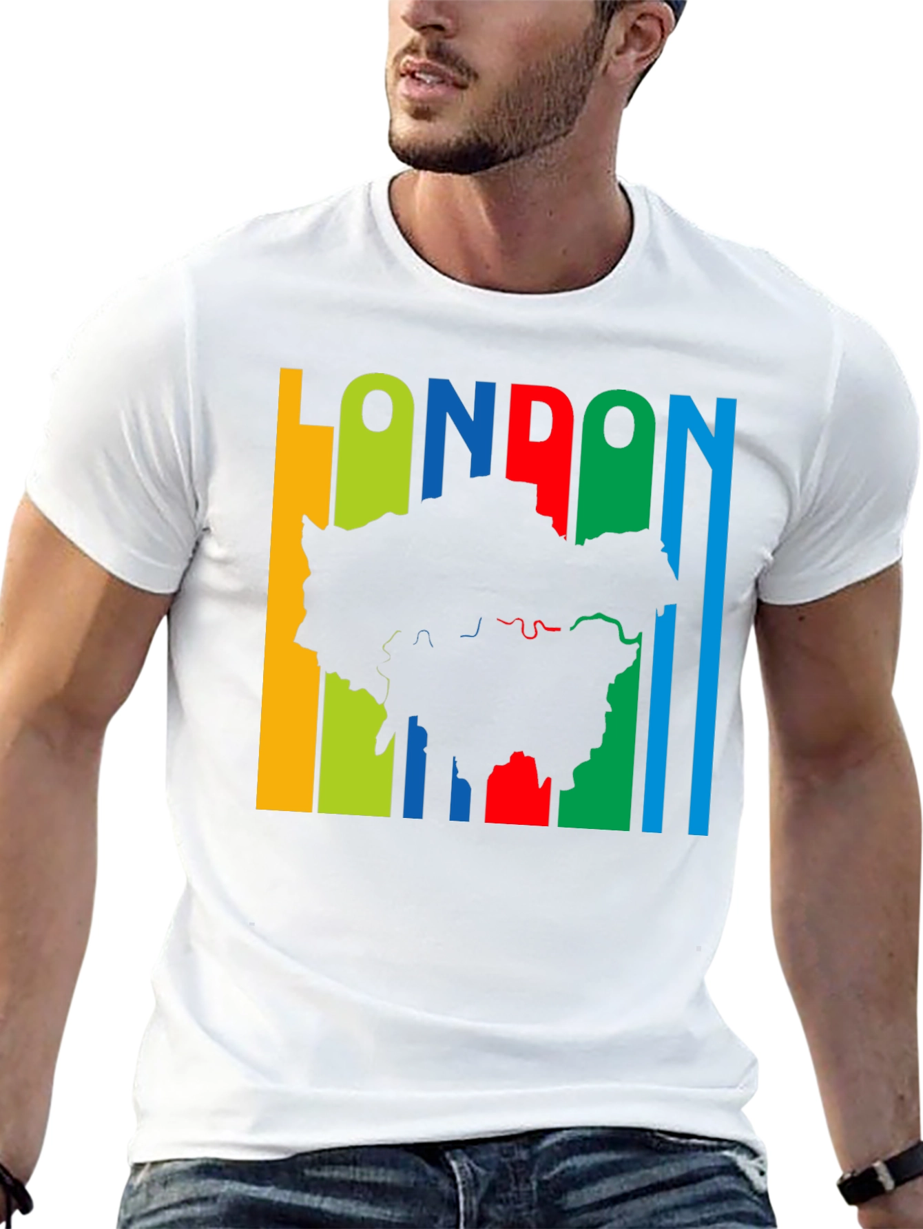 London Map Graphic T-Shirt