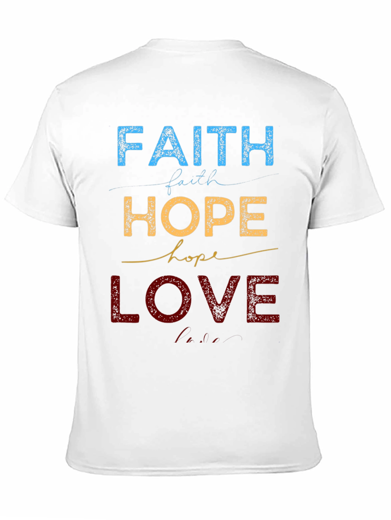 Faith Hope Love Graphic T-Shirt