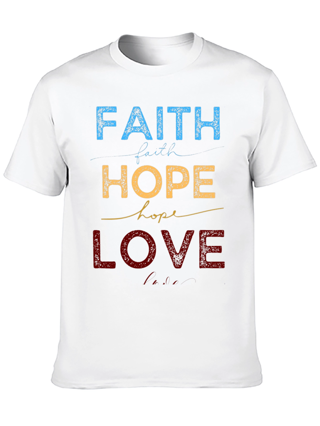 Faith Hope Love Graphic T-Shirt