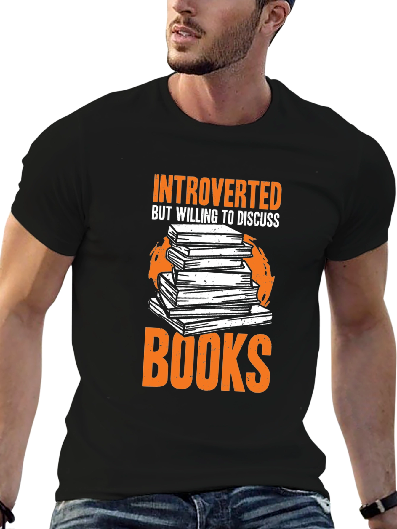 Introverted But Willing To Discuss Books T-Shirt