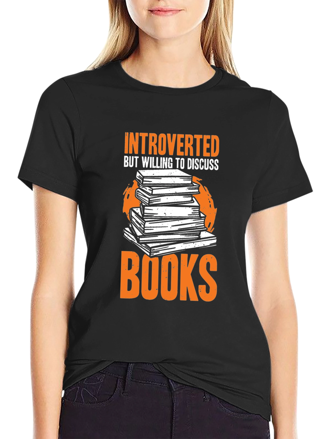 Introverted But Willing To Discuss Books T-Shirt