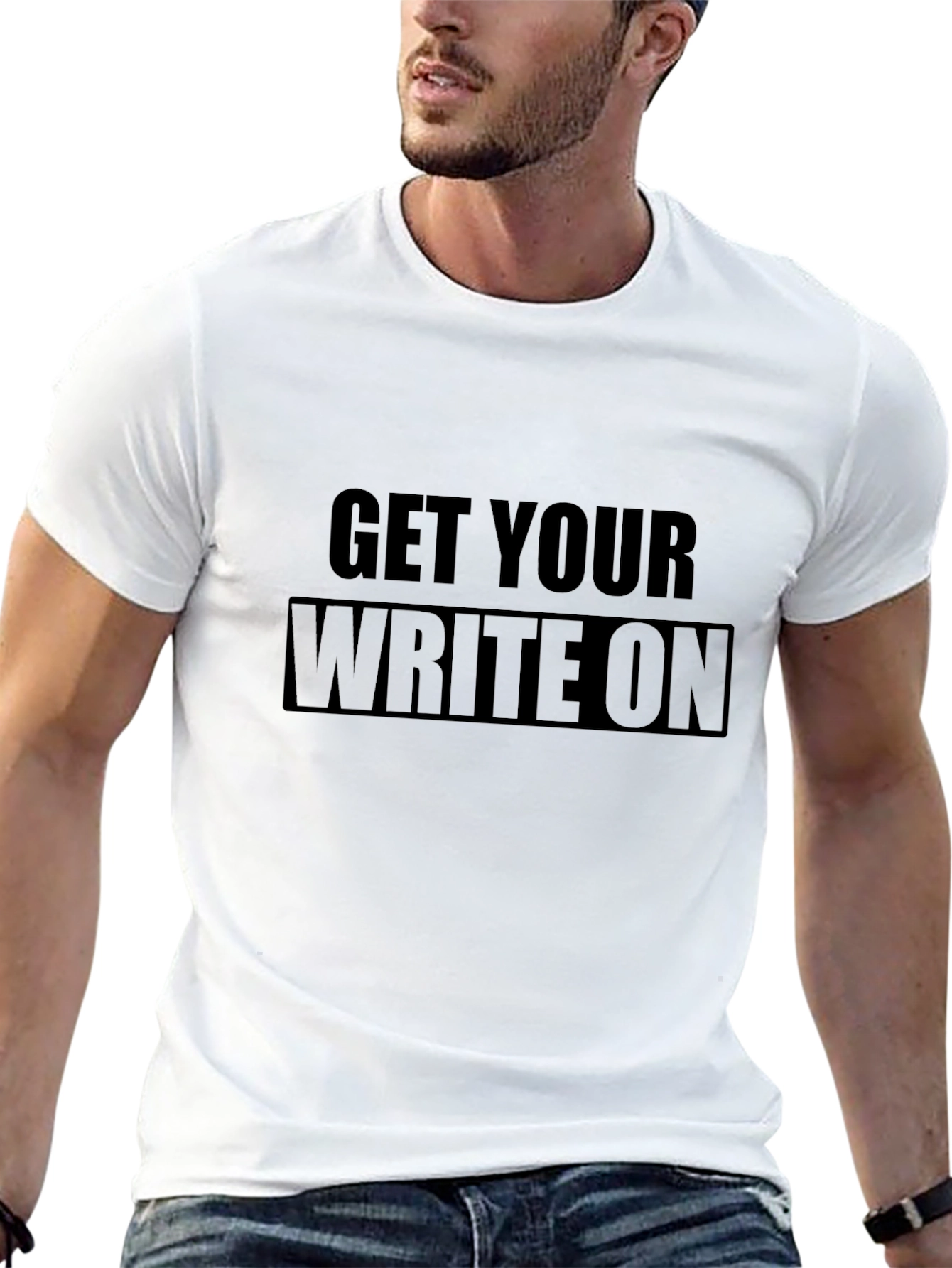 Get Your Write On Black T-Shirt