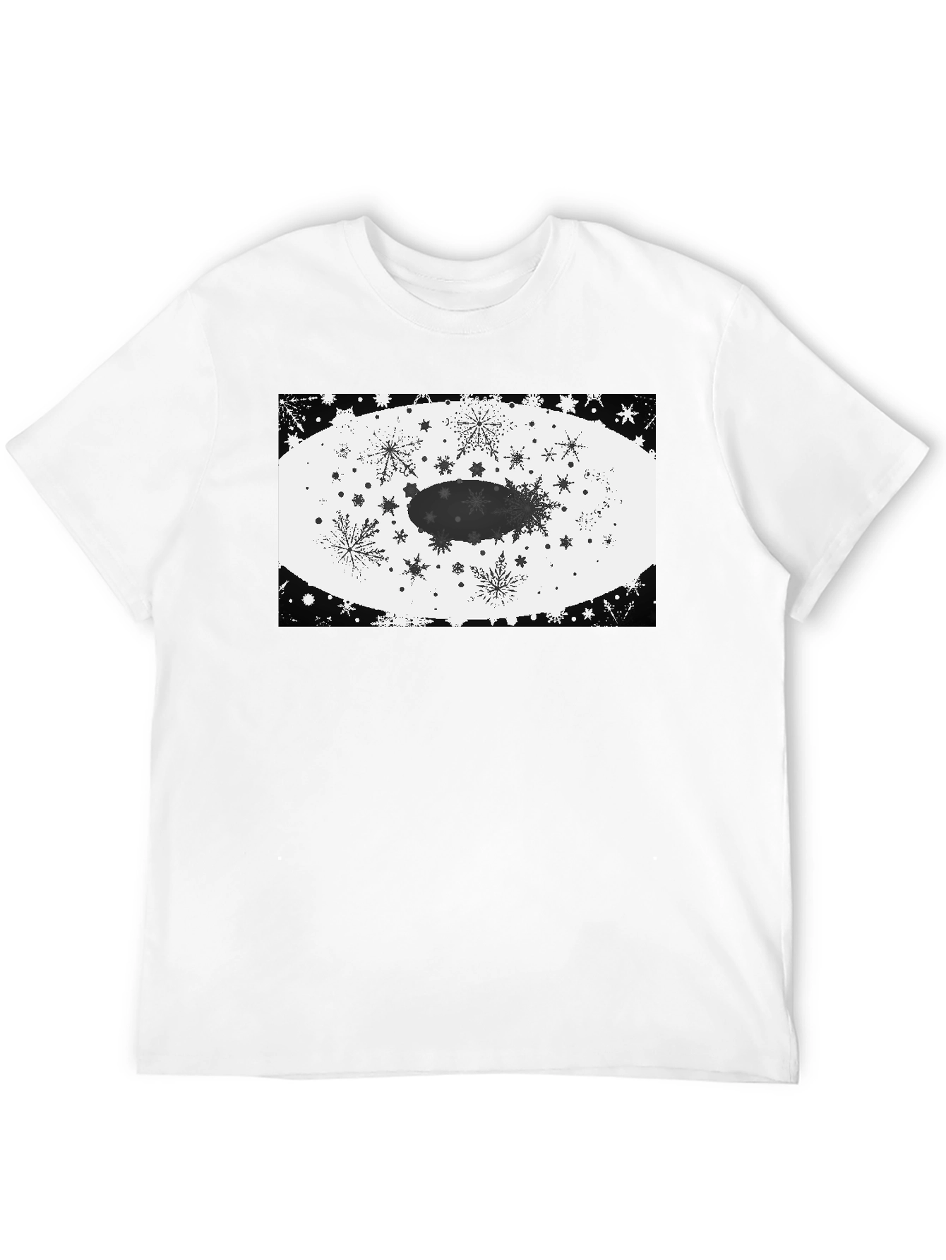 Snowflake Zeppelin Graphic Tee - Stylish Cotton Shirt